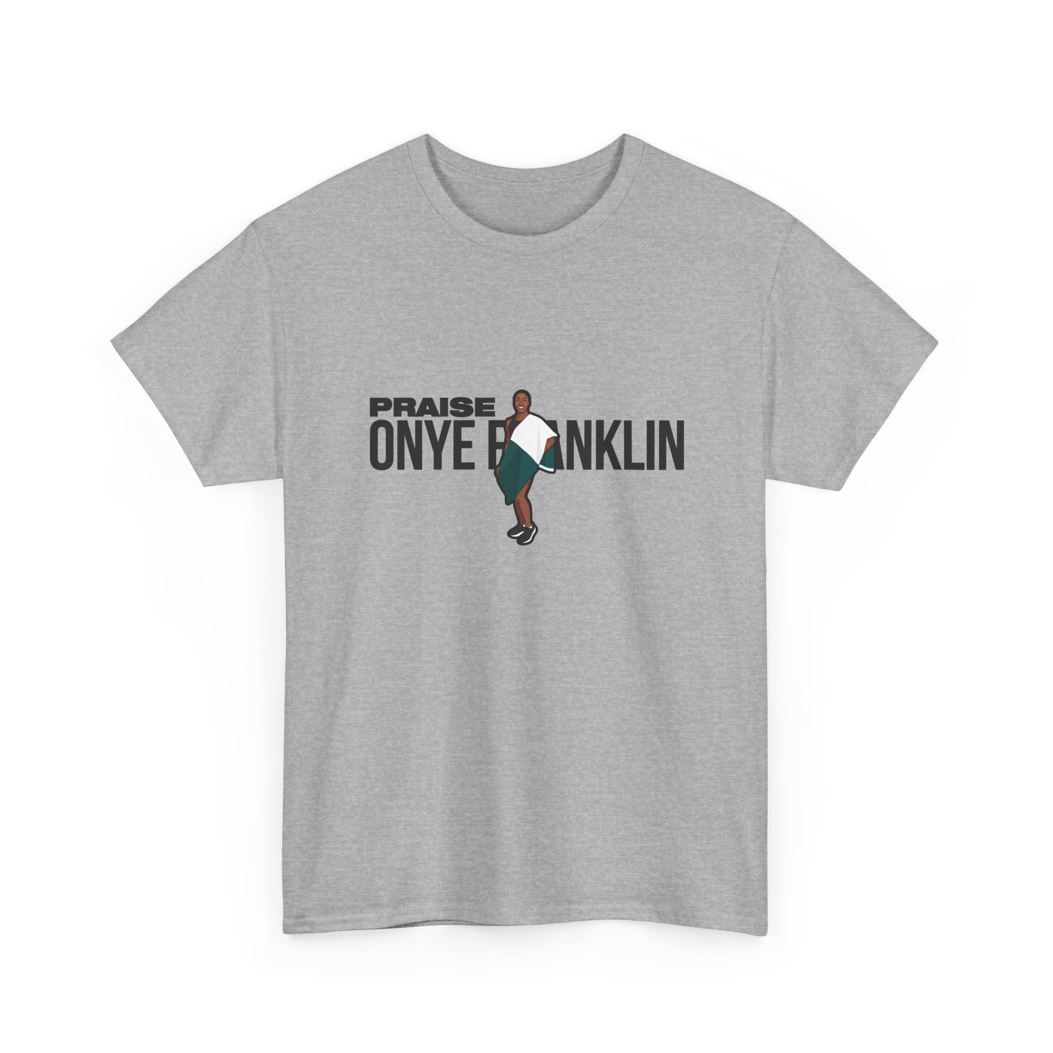 Tee — character_player_name in Grey