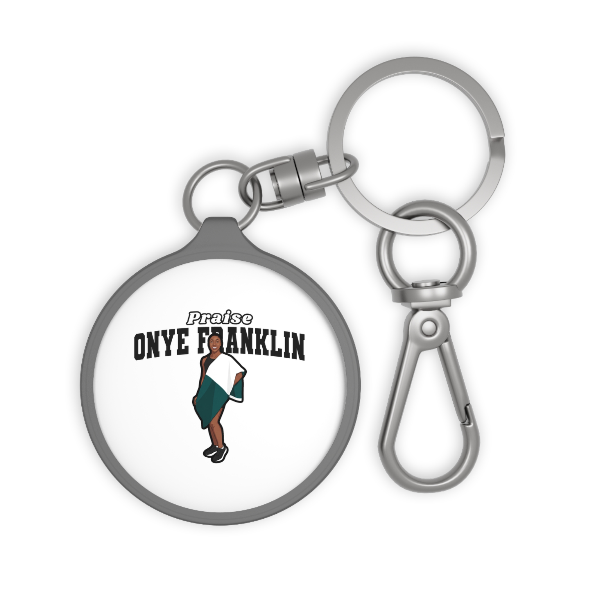 Keychain — character_name_arch in Grey