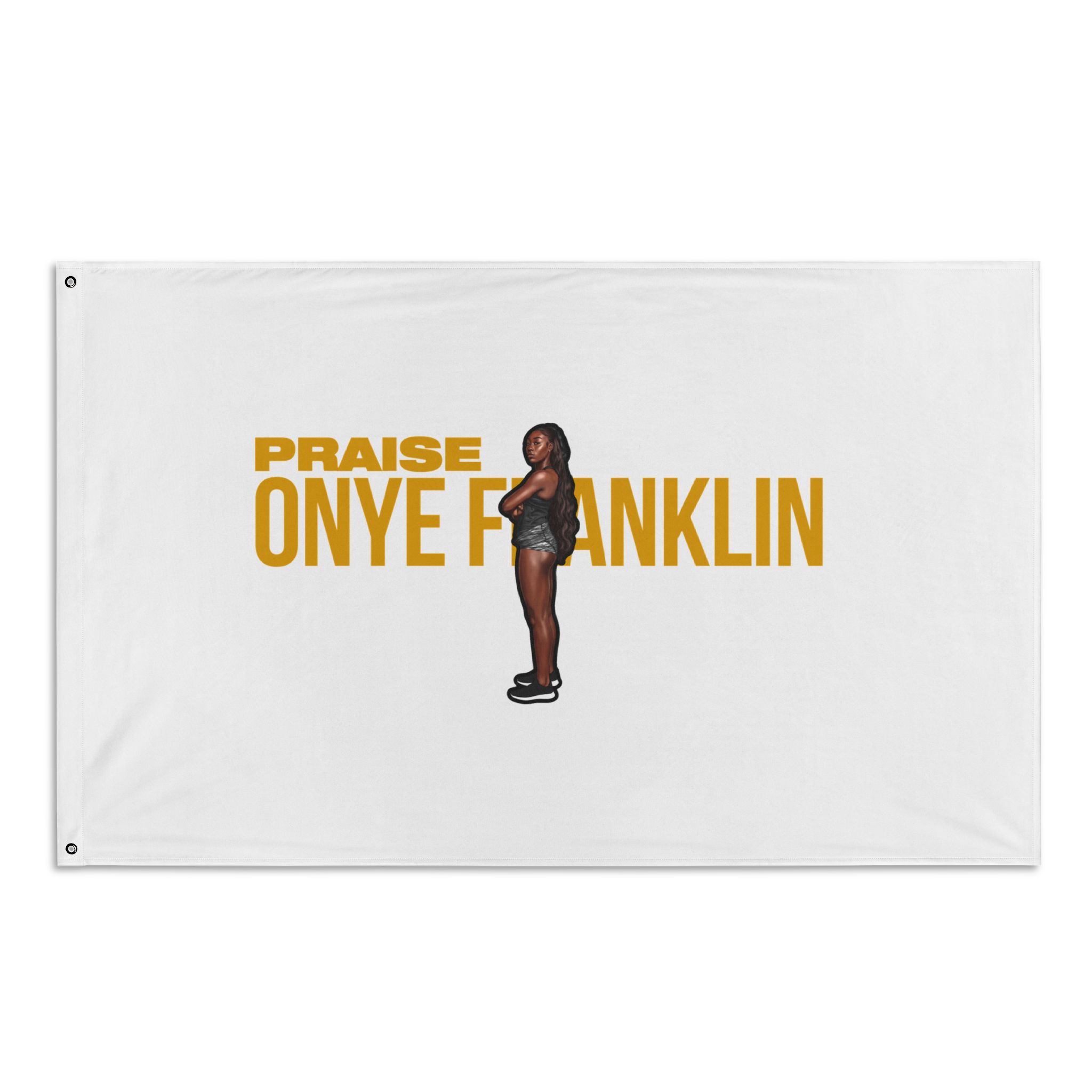 Flag (35 × 56 in) — character_player_name in Classic