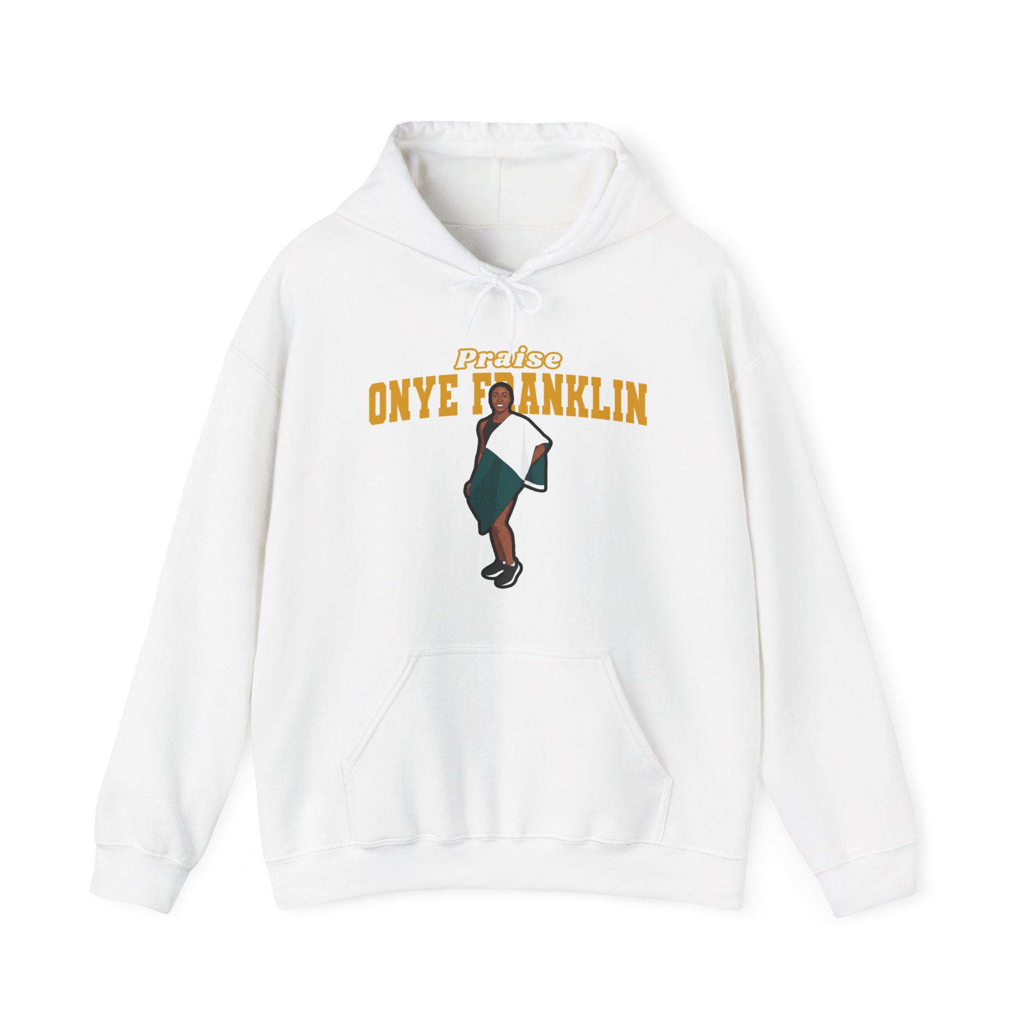 Hoodie — character_name_arch in White