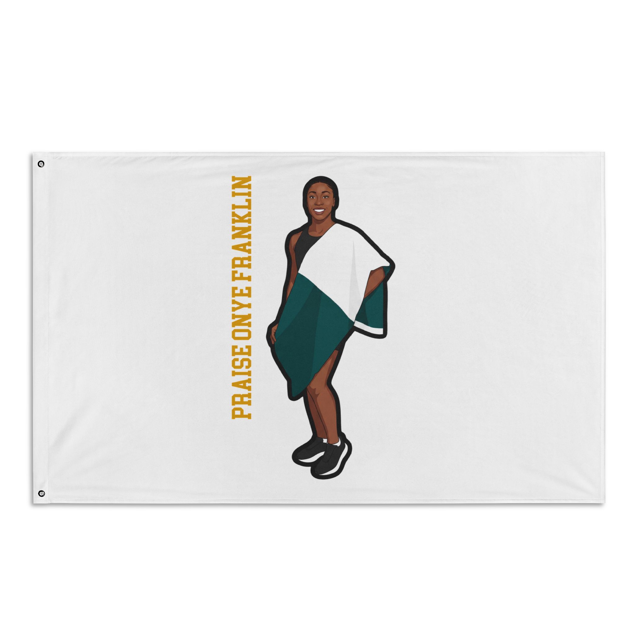 Flag (35 × 56 in) — character_name_vertical in Classic