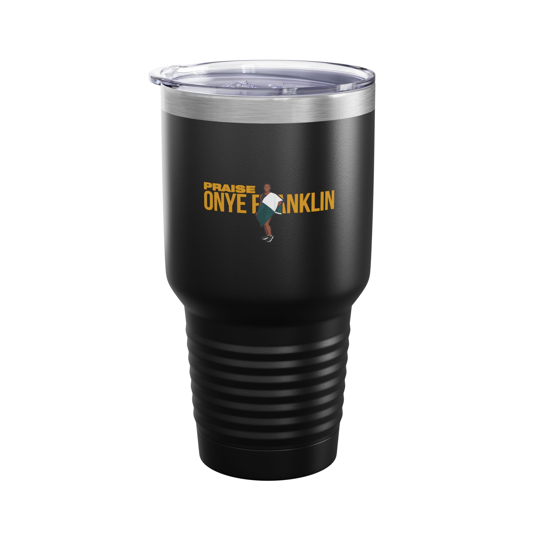30oz Tumbler — character_player_name in Black