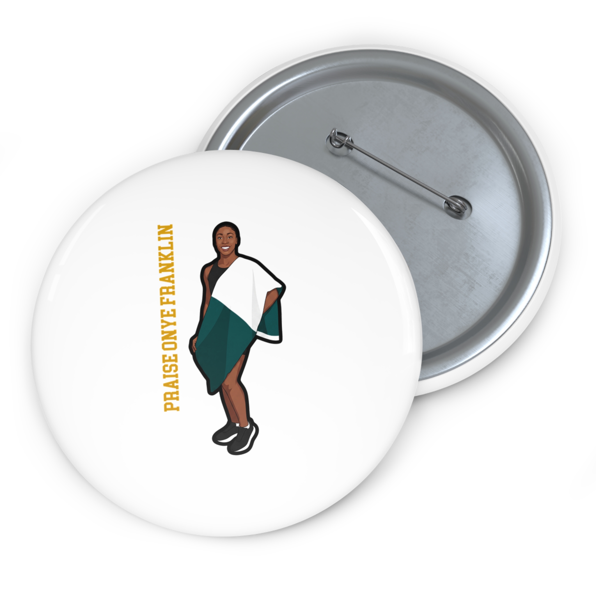 Game Day Pin — character_name_vertical in Classic