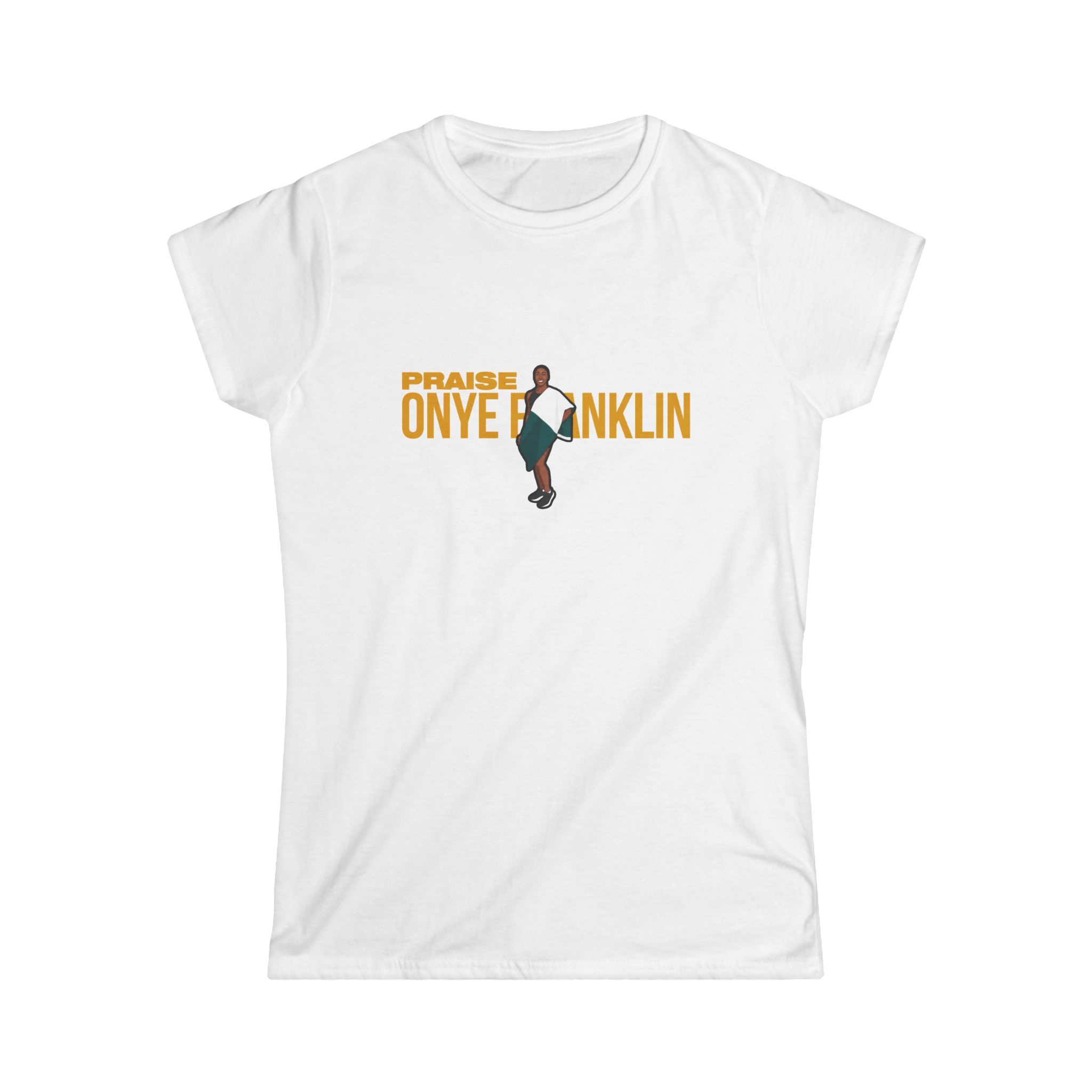 Women's Softstyle Tee — character_player_name in White
