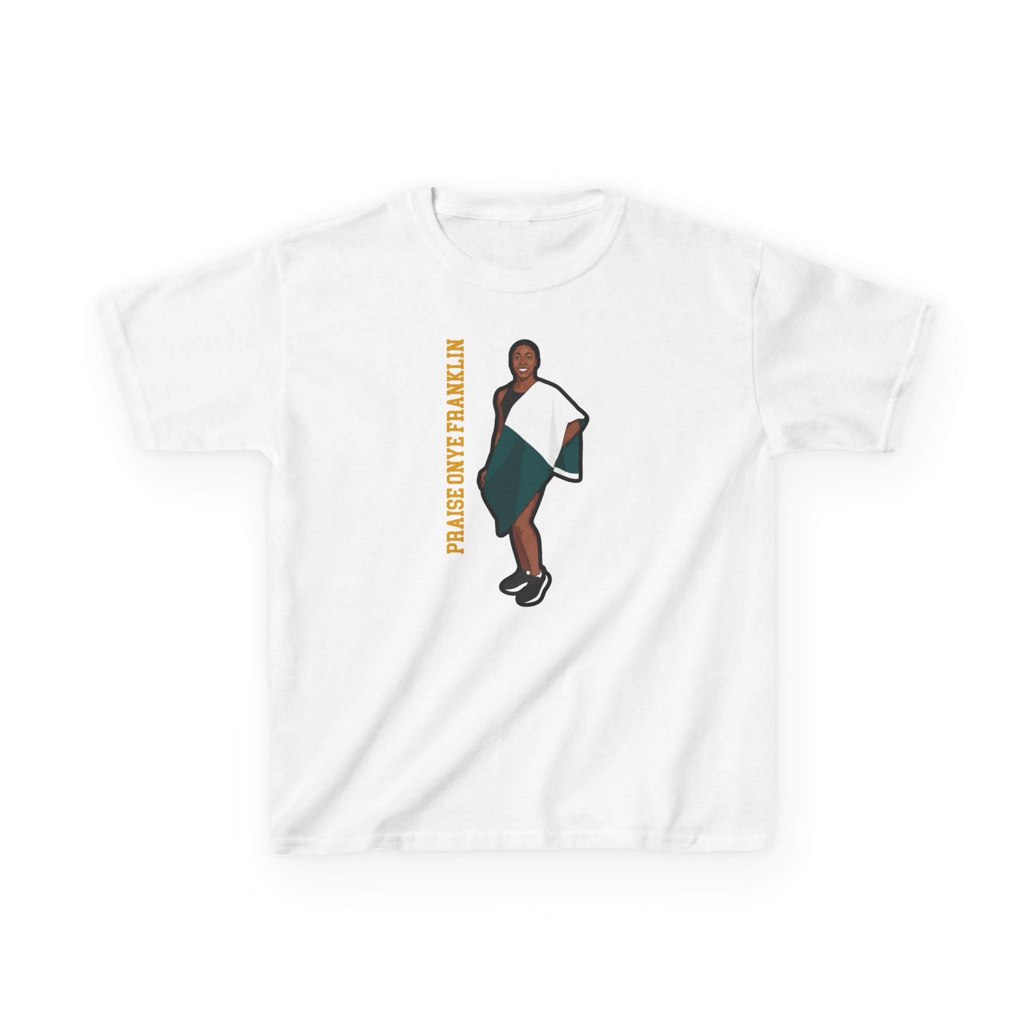Youth Tee — character_name_vertical in White