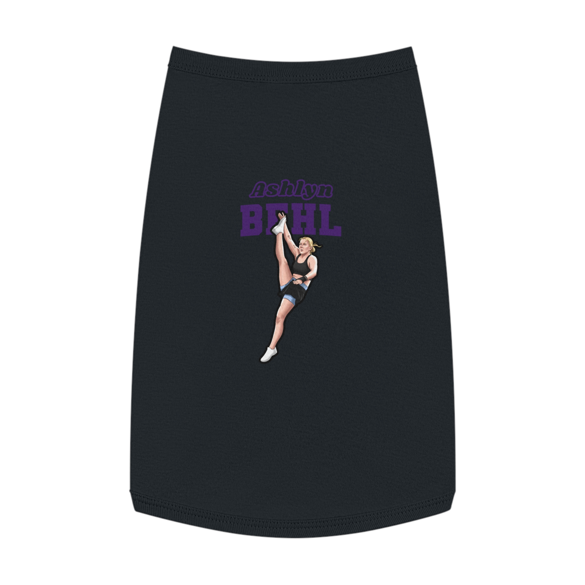 Pet Tank Top — character_name_arch in White