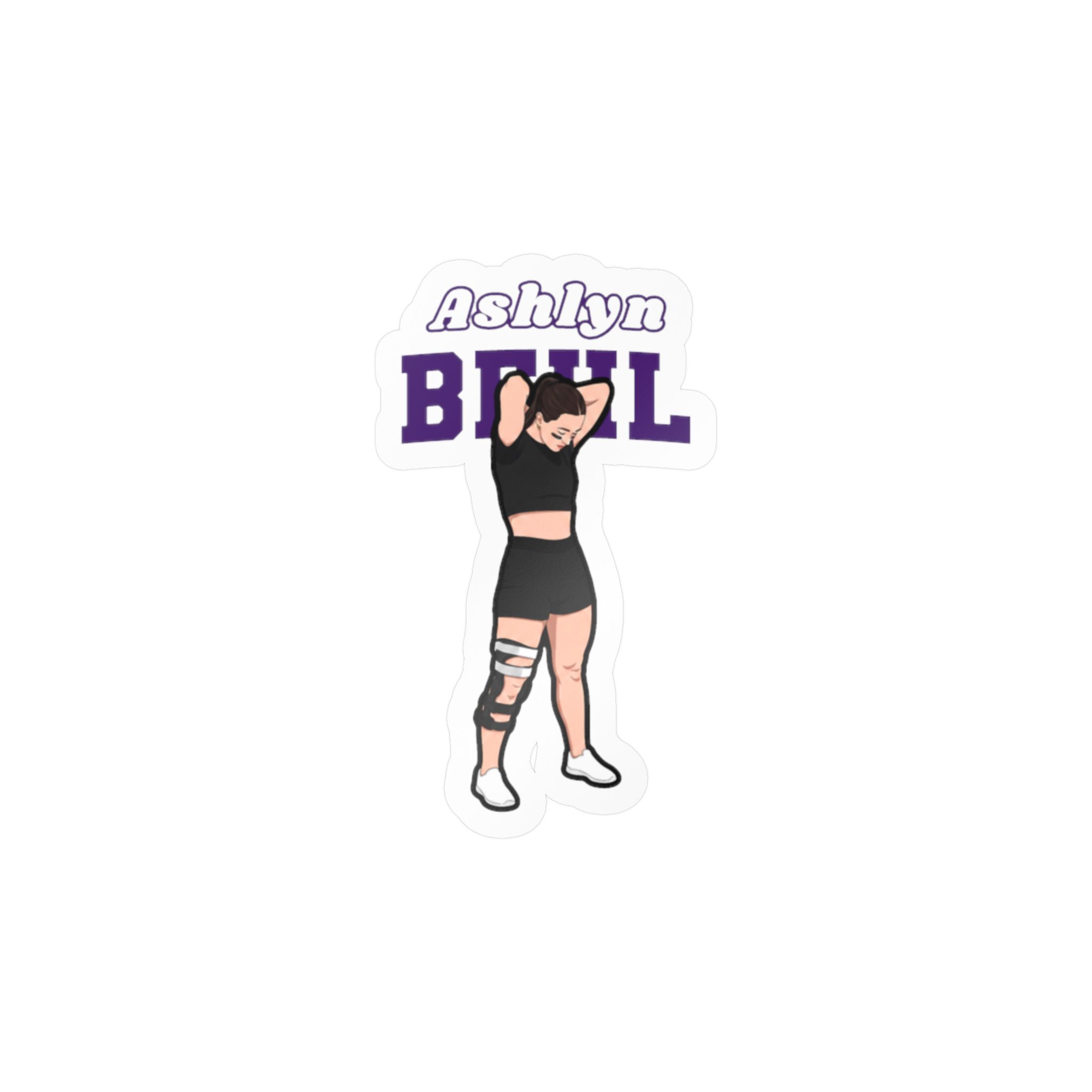 Vinyl Sticker — character_name_arch in Classic