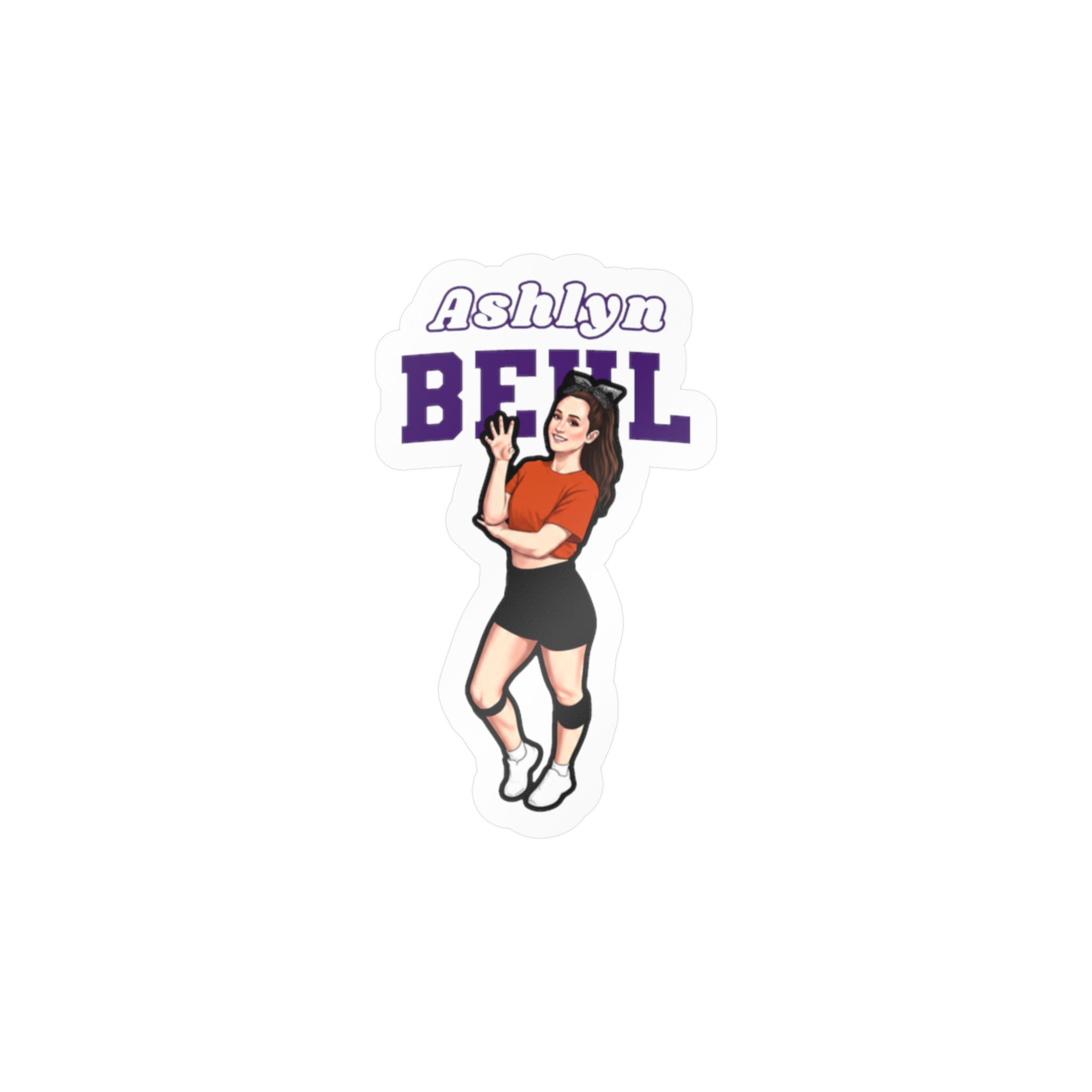 Vinyl Sticker — character_name_arch in Classic
