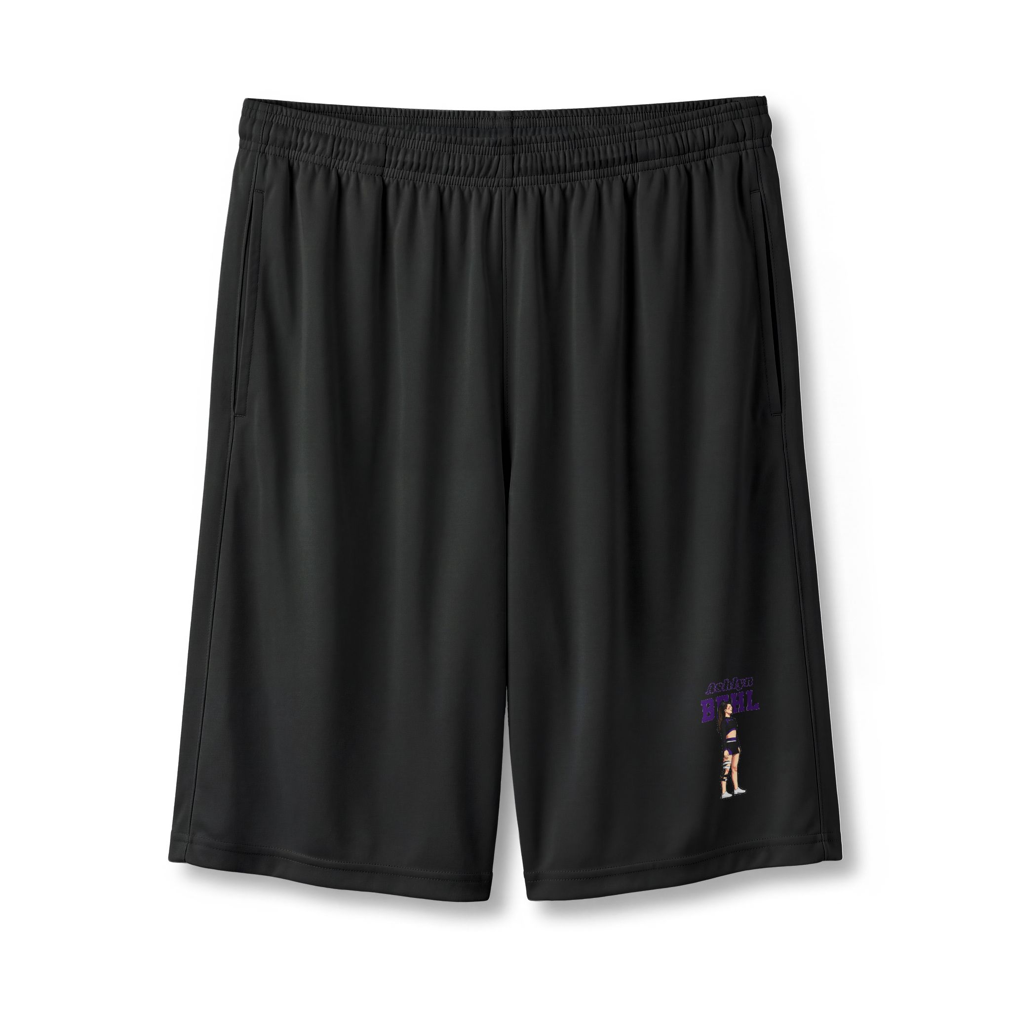 Shorts — character_name_arch in Black