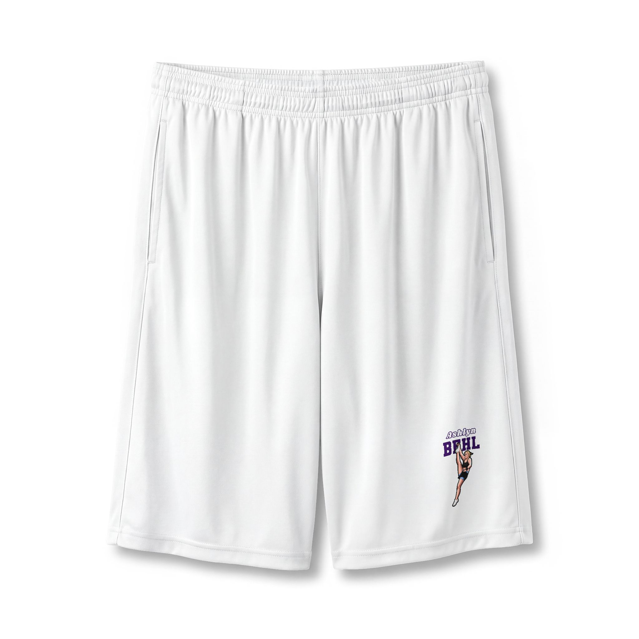 Shorts — character_name_arch in White