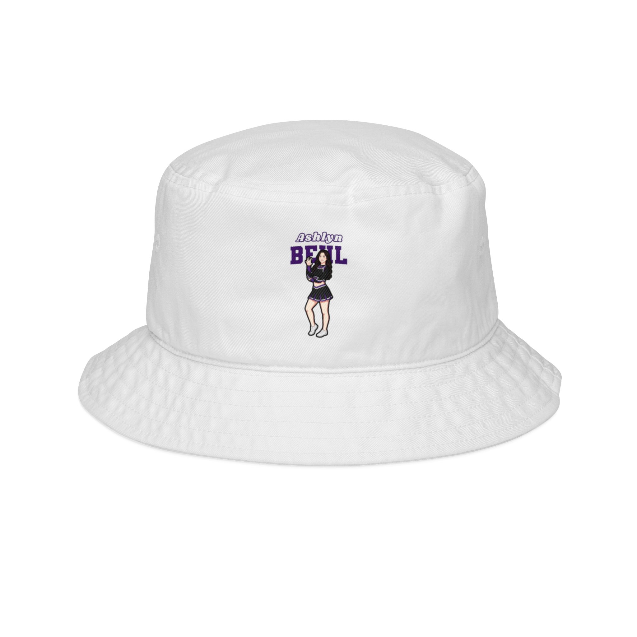 Bucket Hat — character_name_arch in White