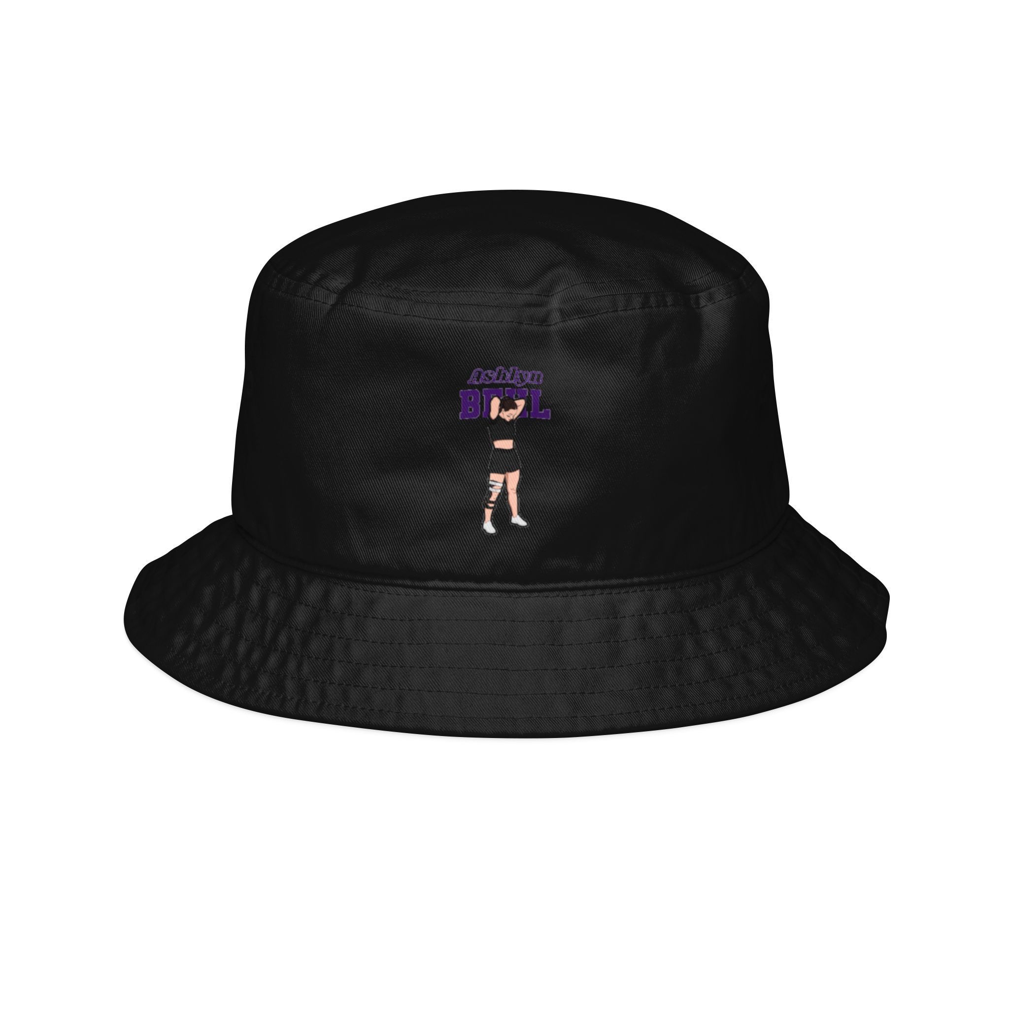 Bucket Hat — character_name_arch in Black