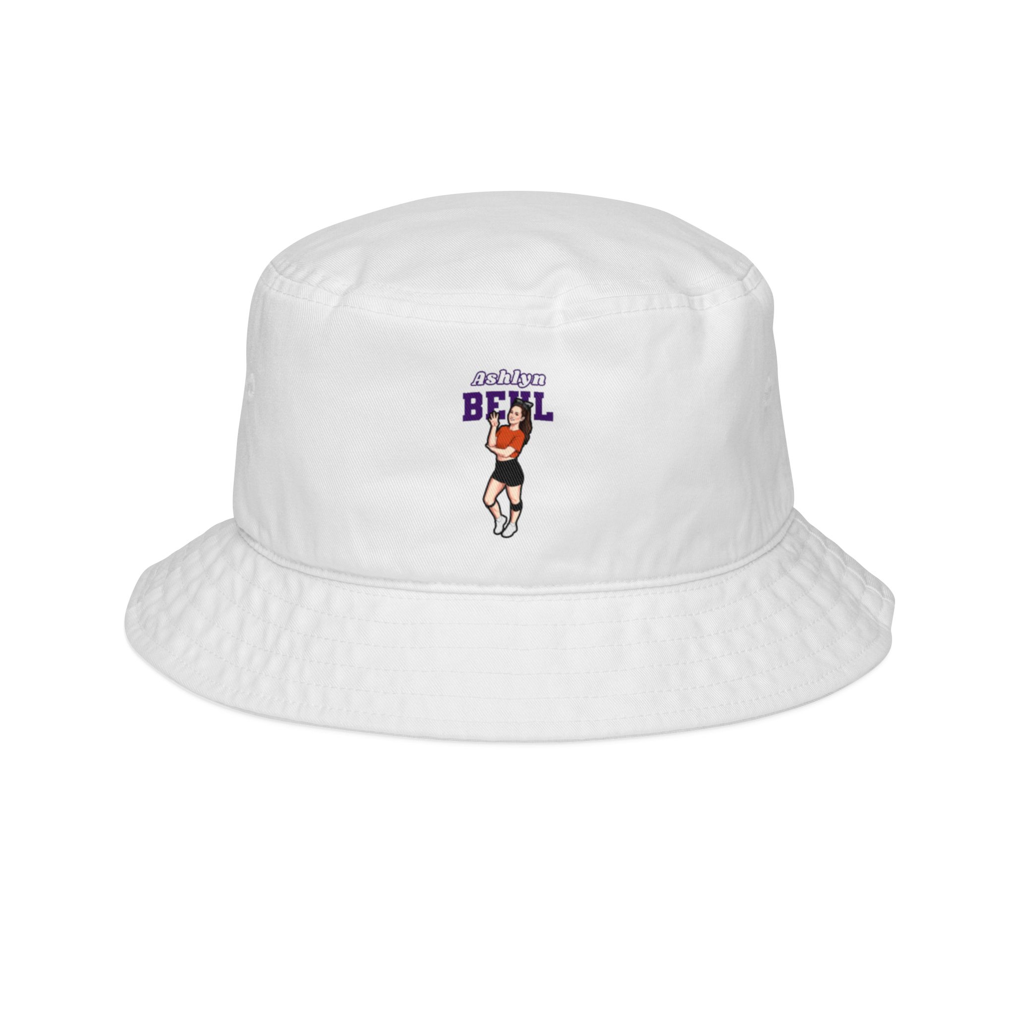 Bucket Hat — character_name_arch in White
