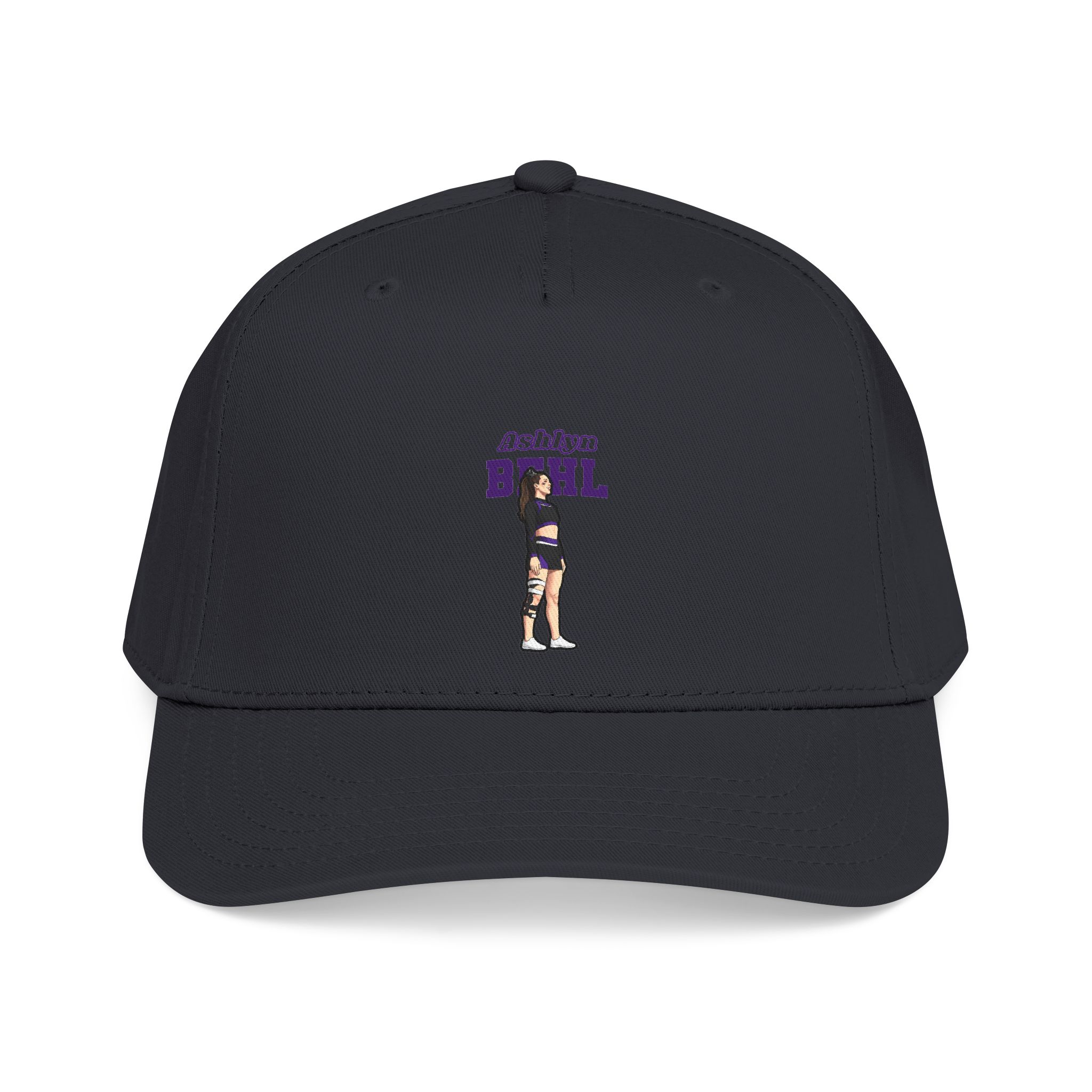 Baseball Cap — character_name_arch in Black