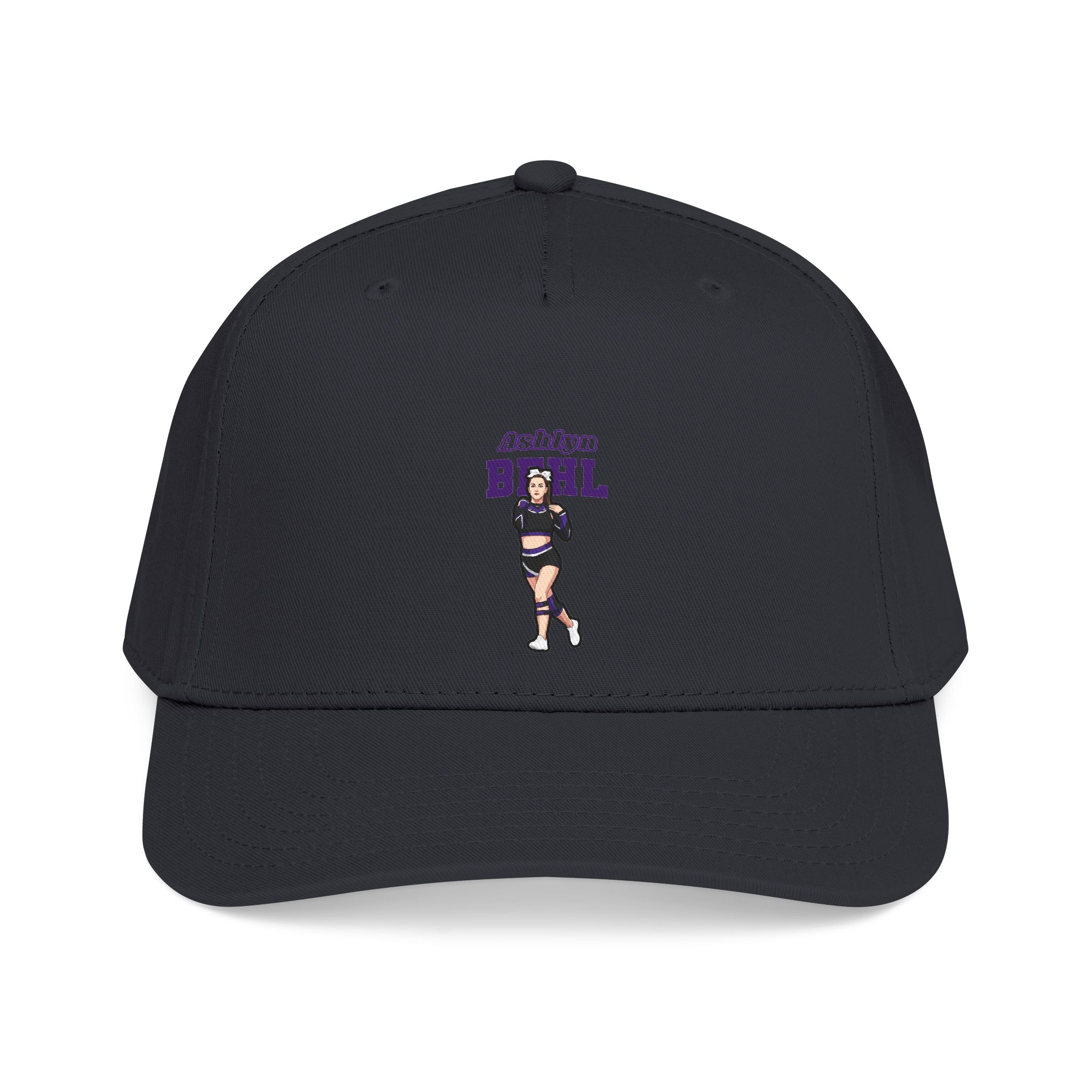 Baseball Cap — character_name_arch in Black