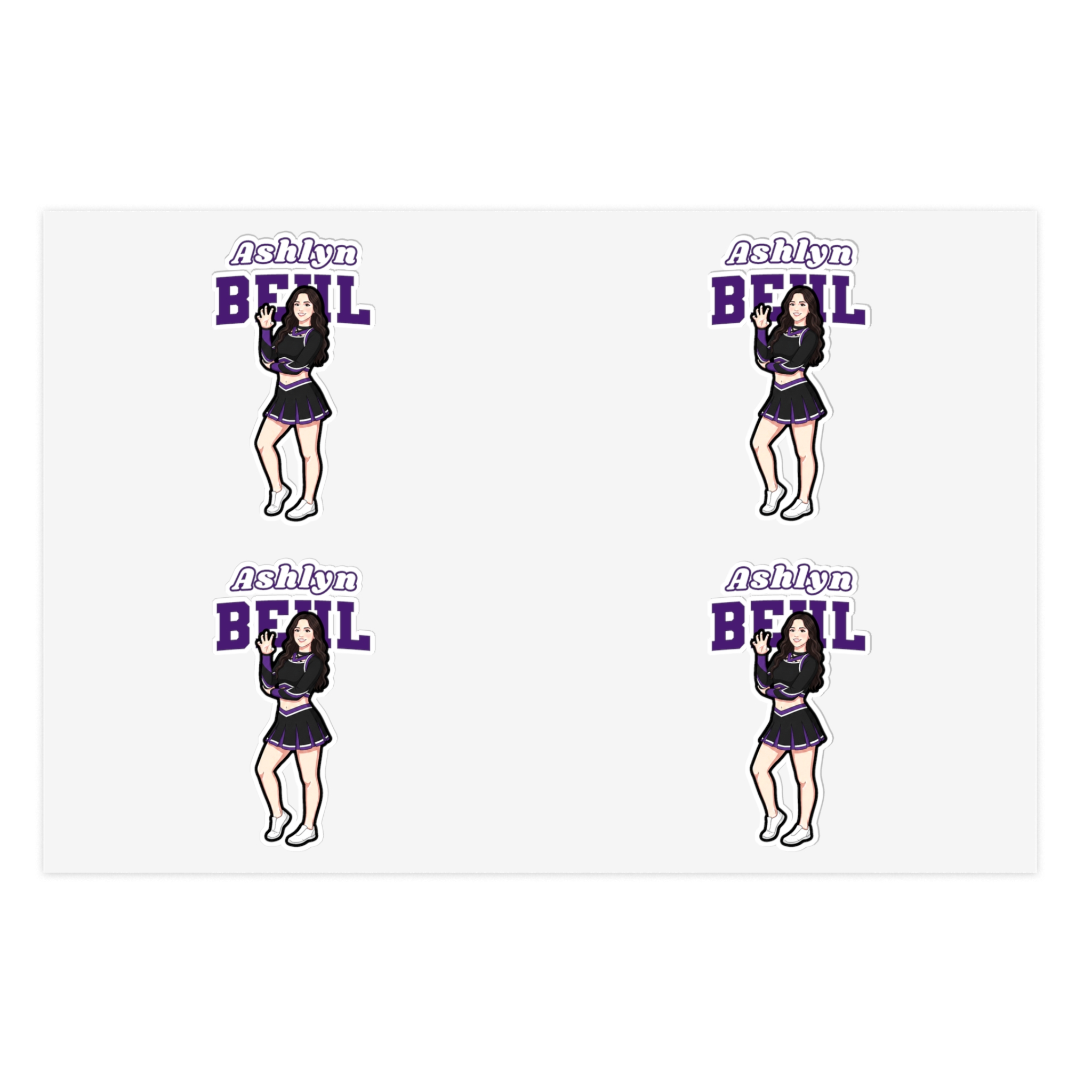 Sticker Sheet — character_name_arch in Classic
