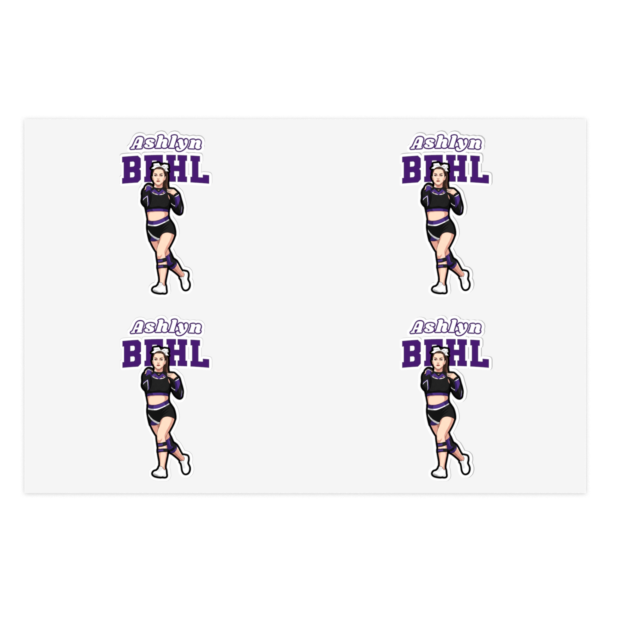 Sticker Sheet — character_name_arch in Classic