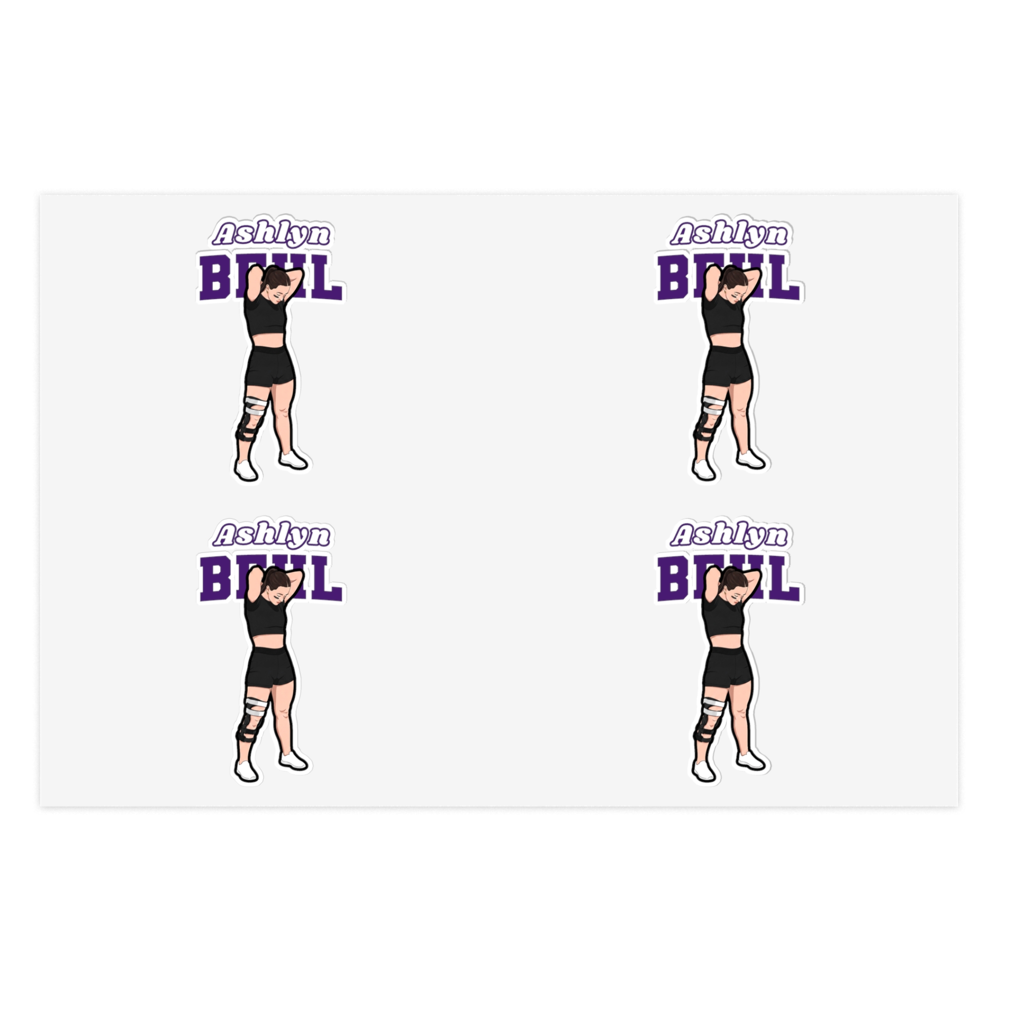 Sticker Sheet — character_name_arch in Classic