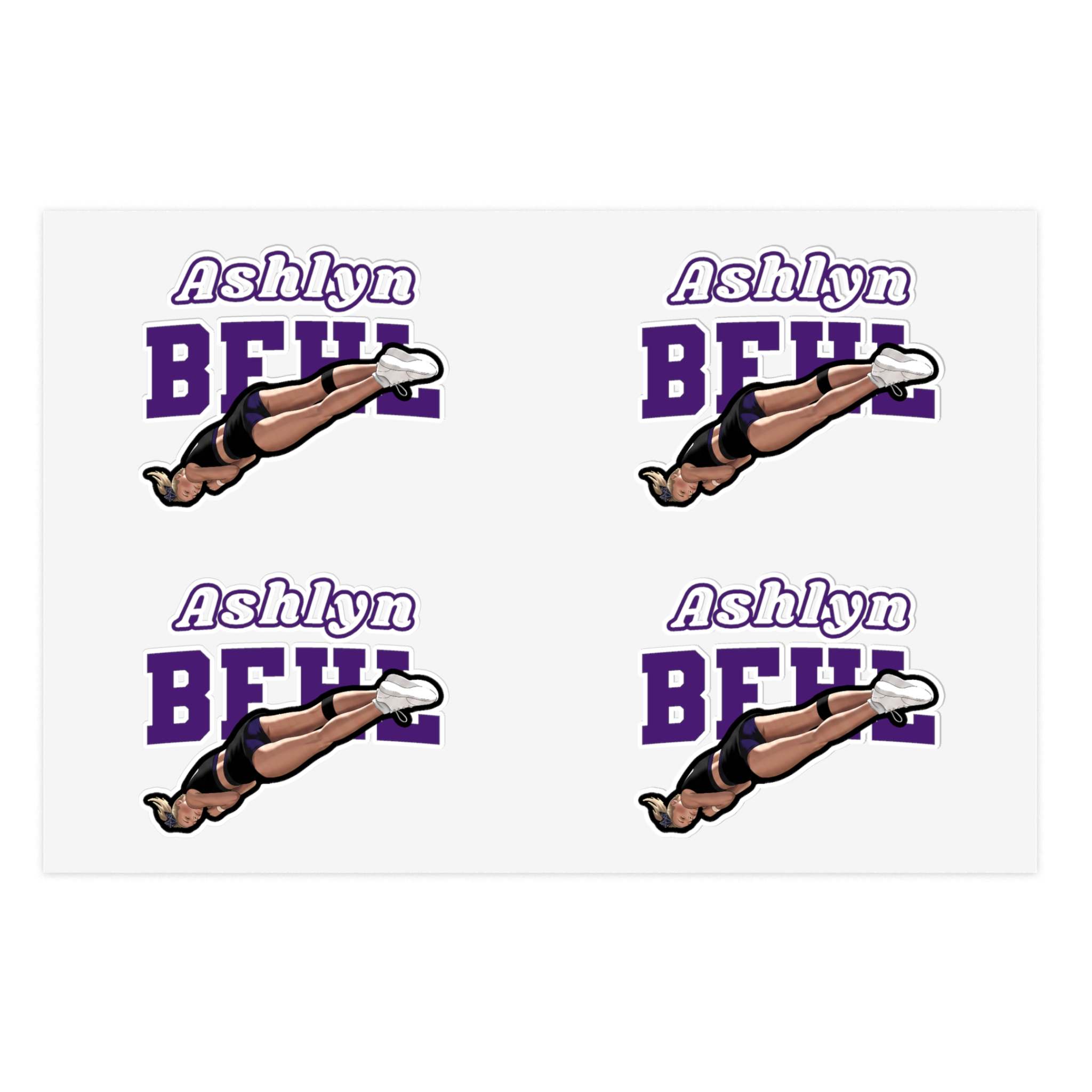 Sticker Sheet — character_name_arch in Classic