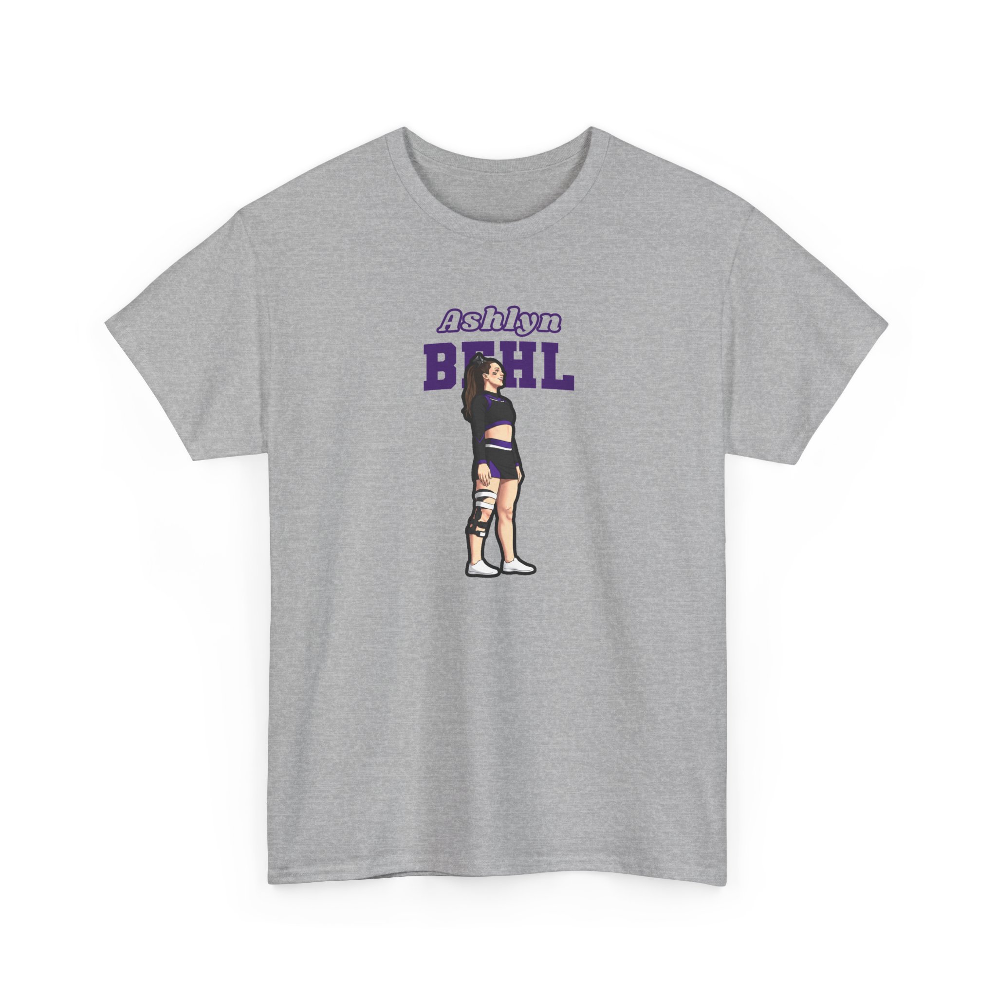 Tee — character_name_arch in Grey