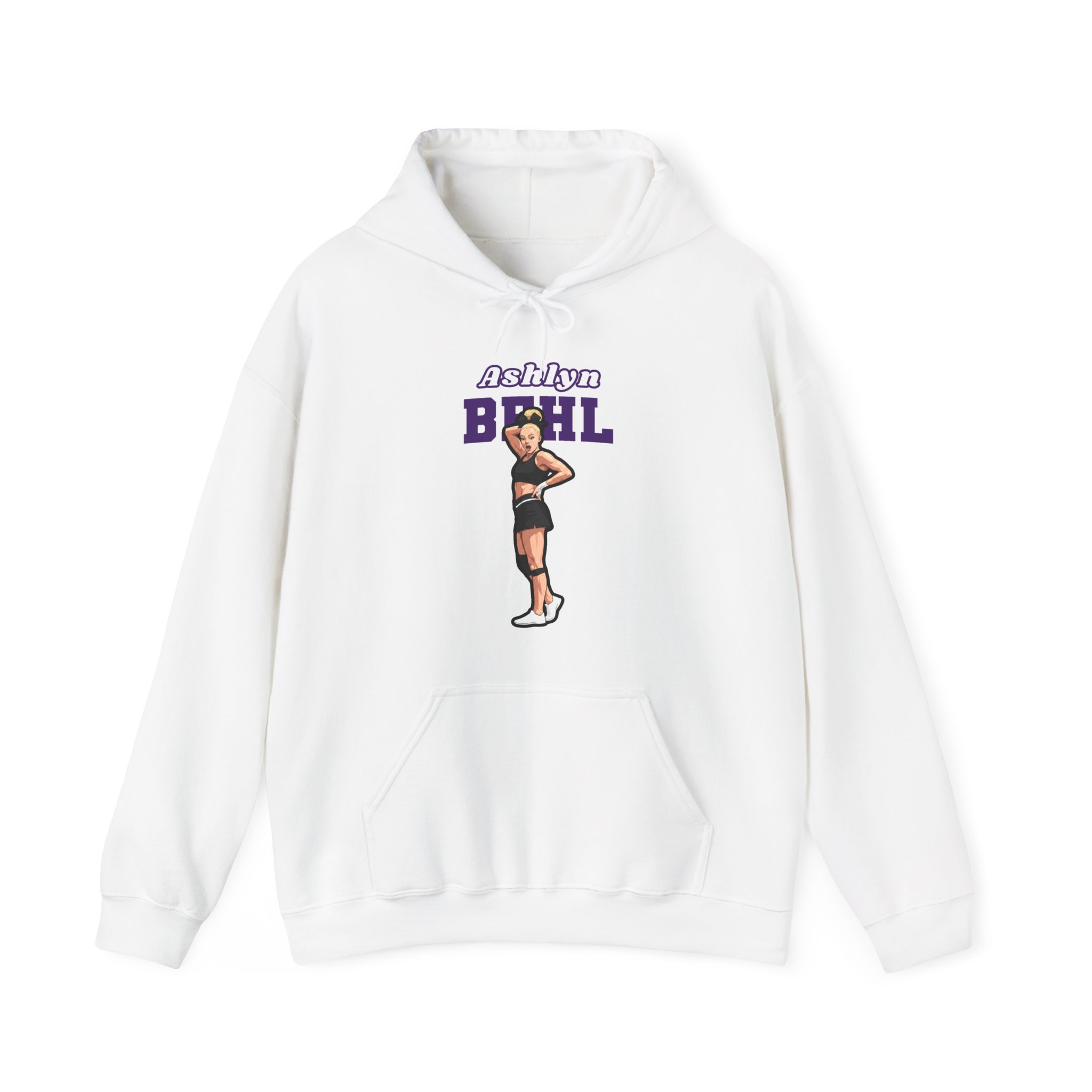 Hoodie — character_name_arch in White
