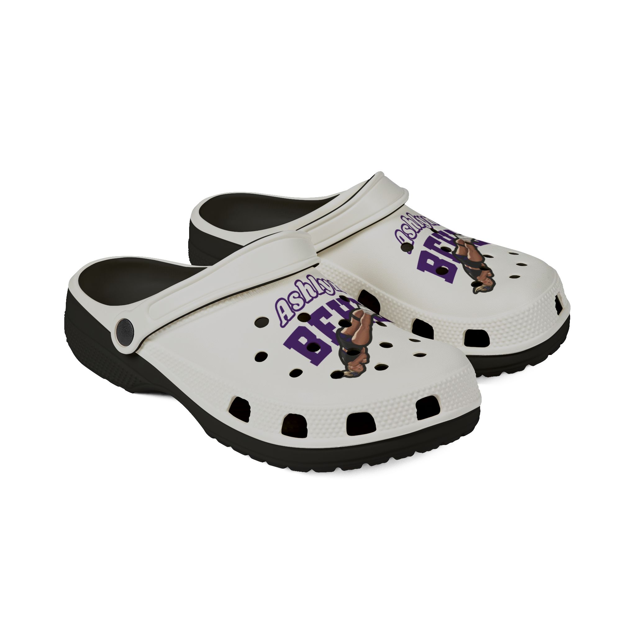 Rubber Clogs — character_name_arch in Black
