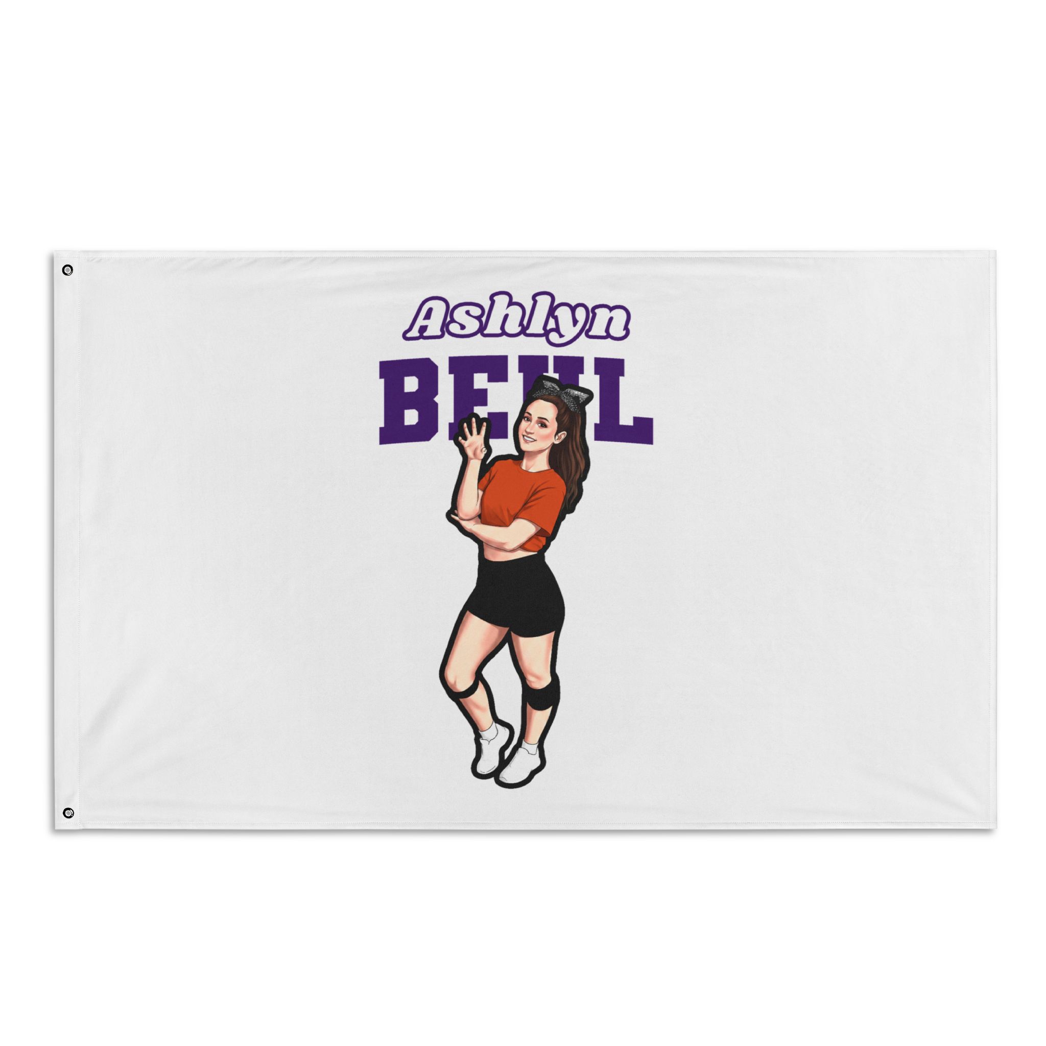 Flag (35 × 56 in) — character_name_arch in Classic