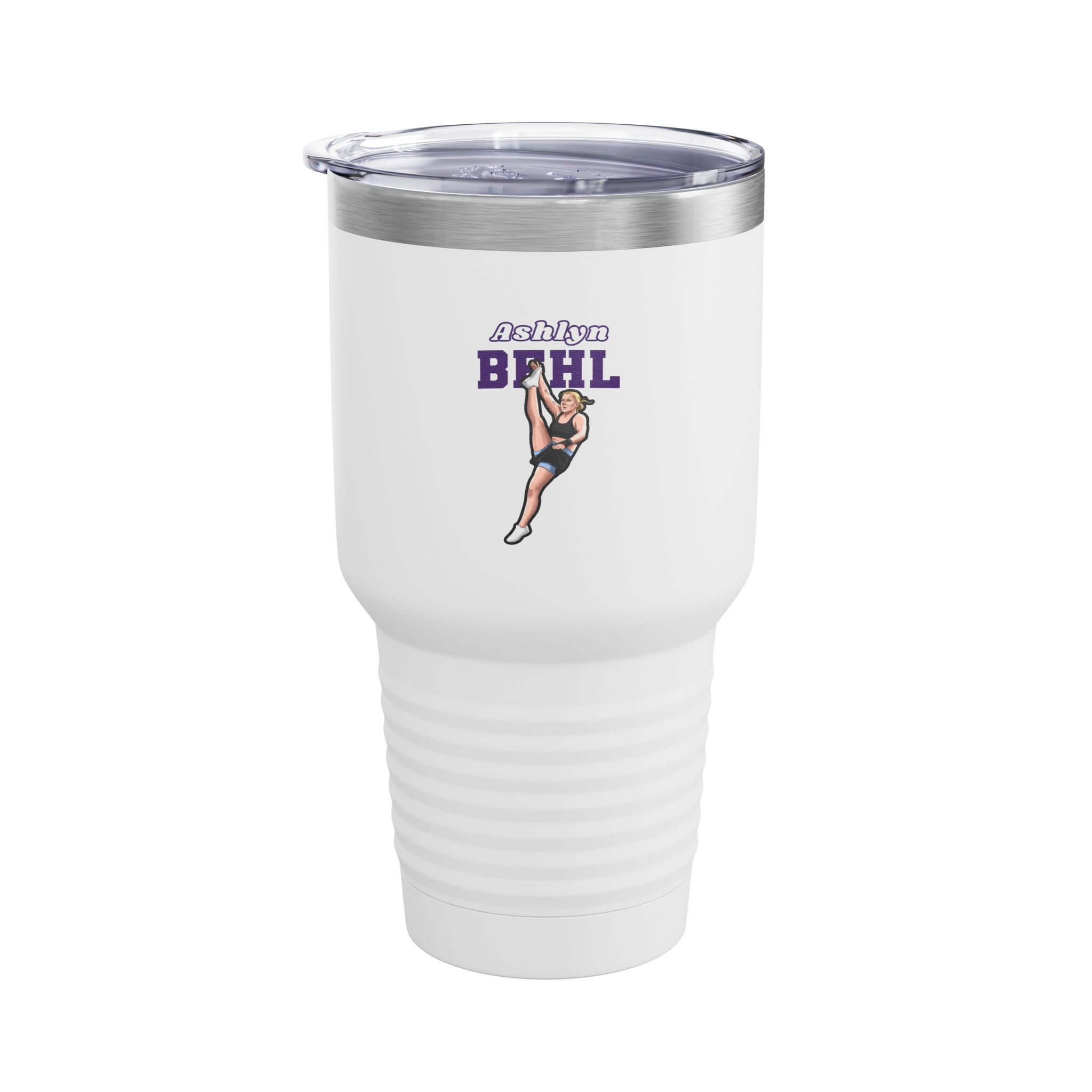 30oz Tumbler — character_name_arch in White