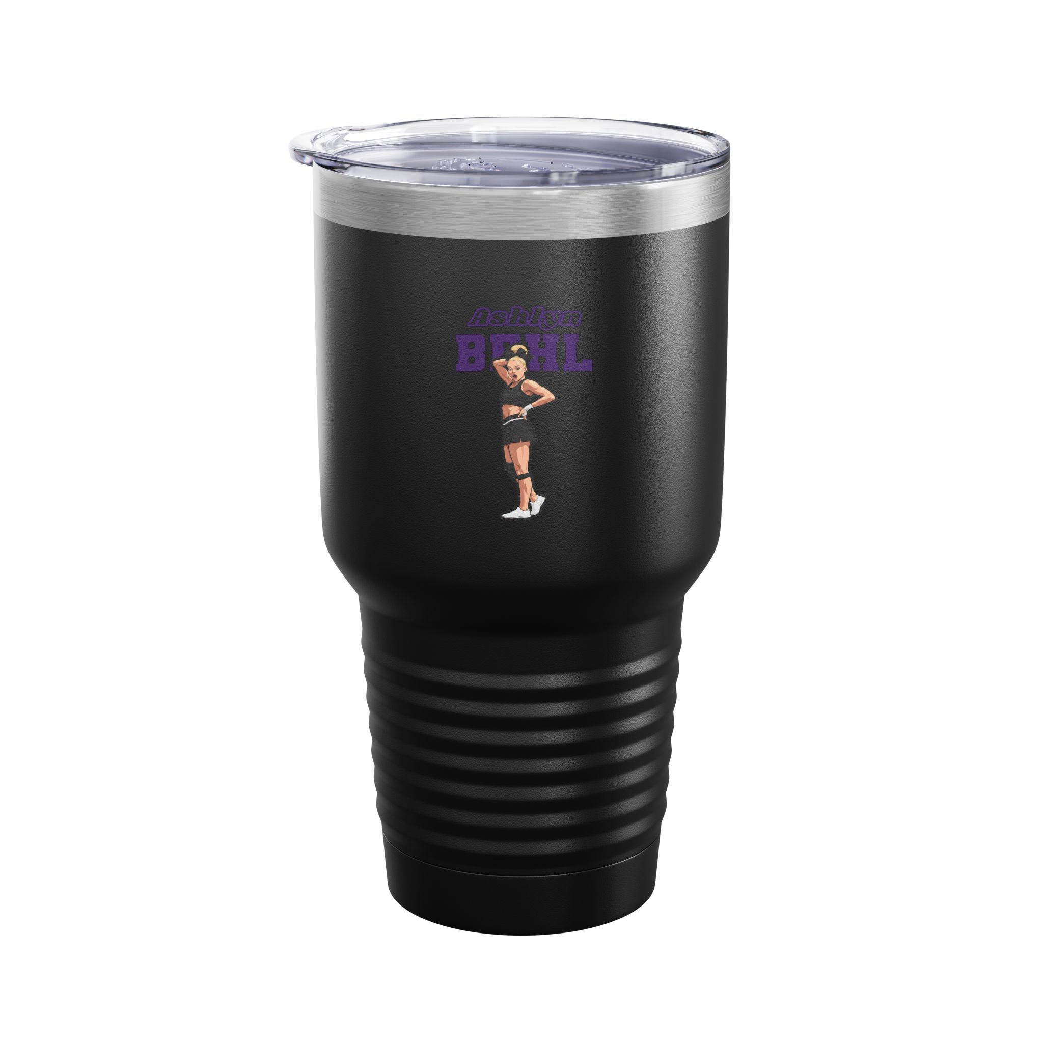 30oz Tumbler — character_name_arch in Black