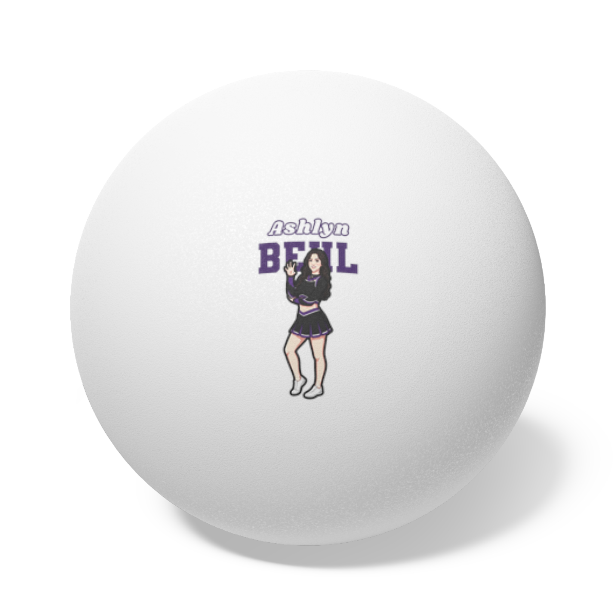 Ping Pong Balls, 6 pcs — character_name_arch in White