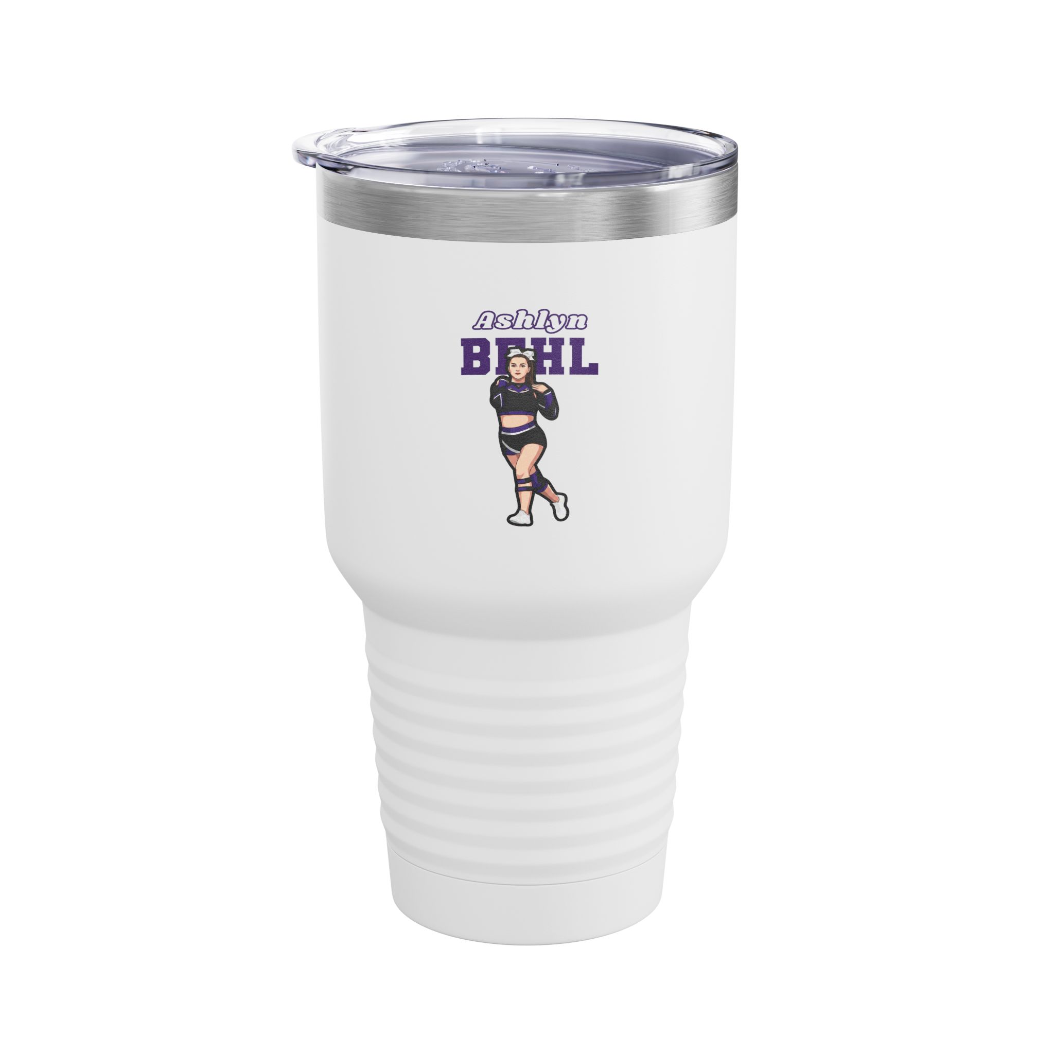 30oz Tumbler — character_name_arch in White