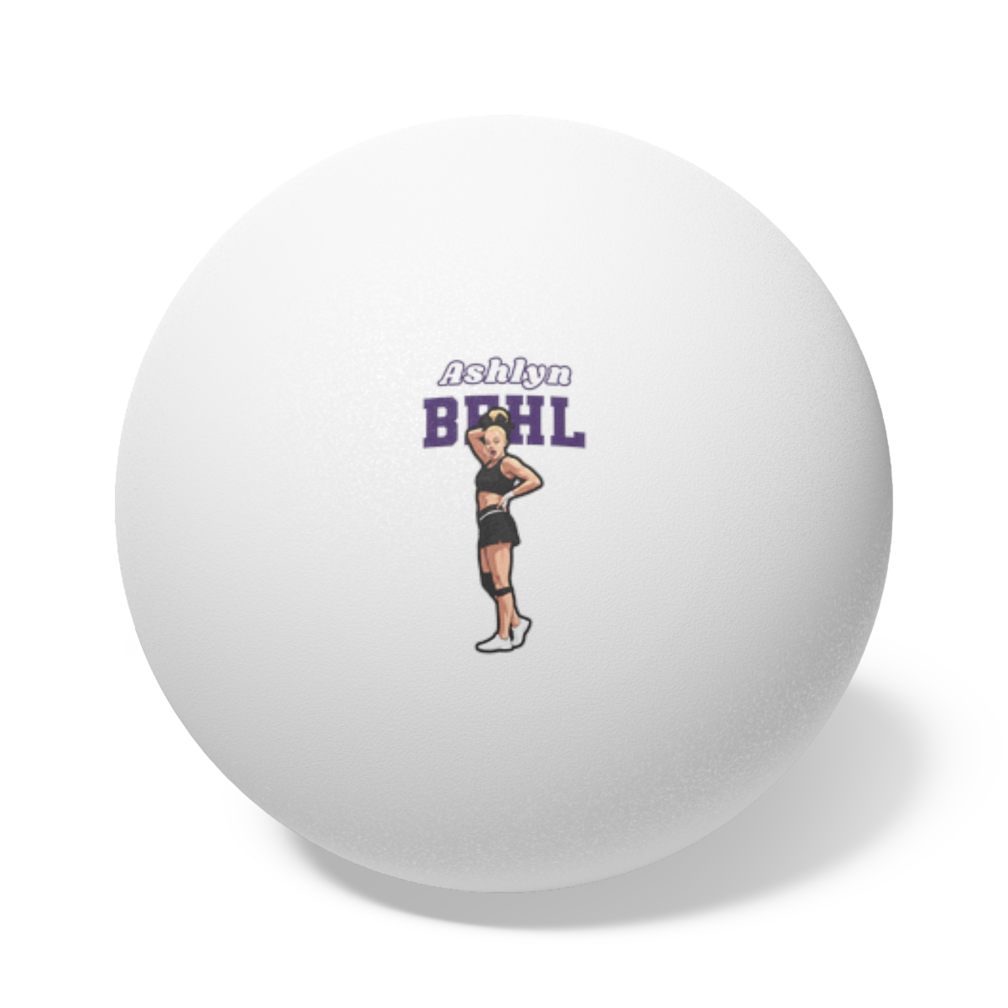 Ping Pong Balls, 6 pcs — character_name_arch in White