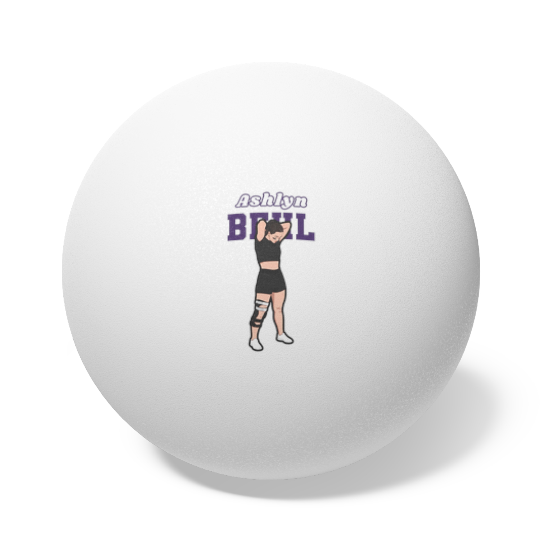 Ping Pong Balls, 6 pcs — character_name_arch in White