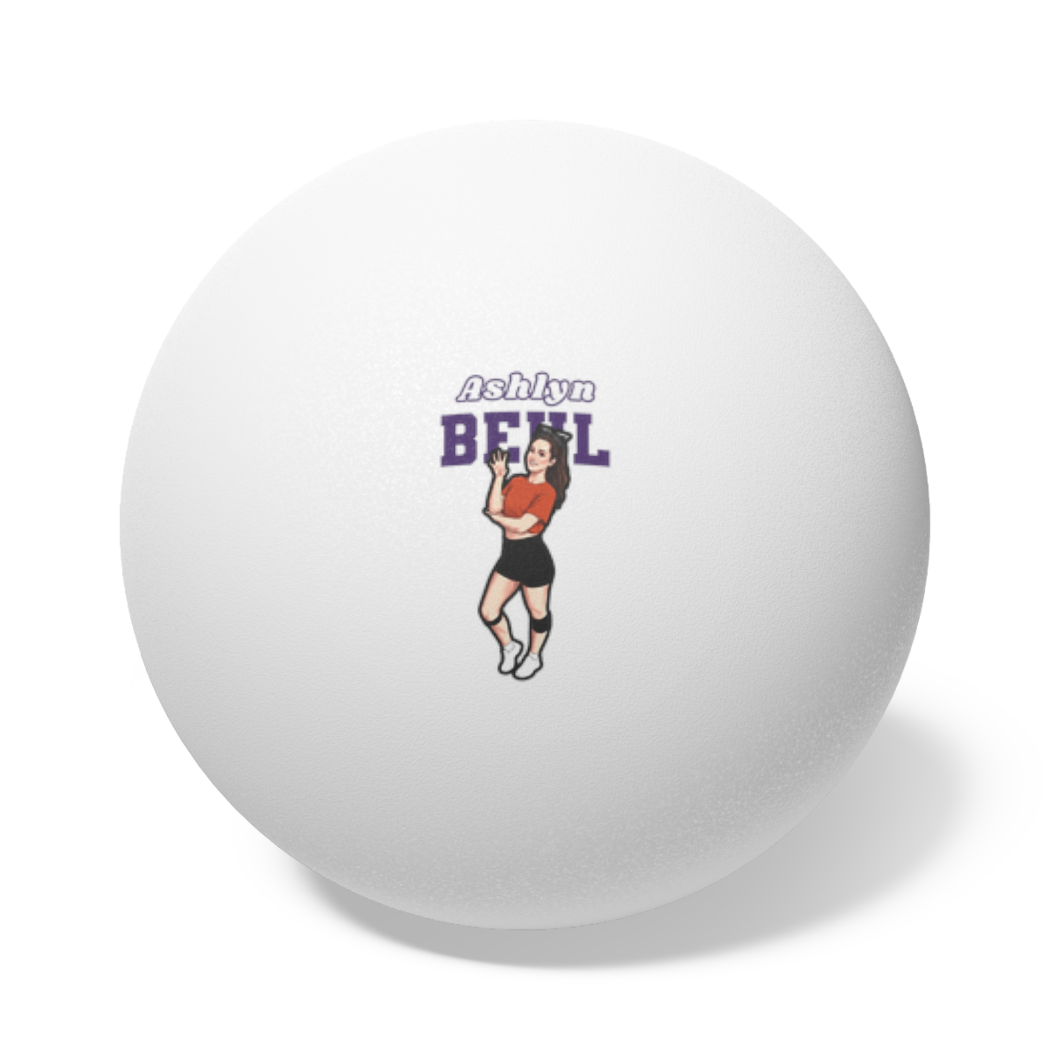 Ping Pong Balls, 6 pcs — character_name_arch in White