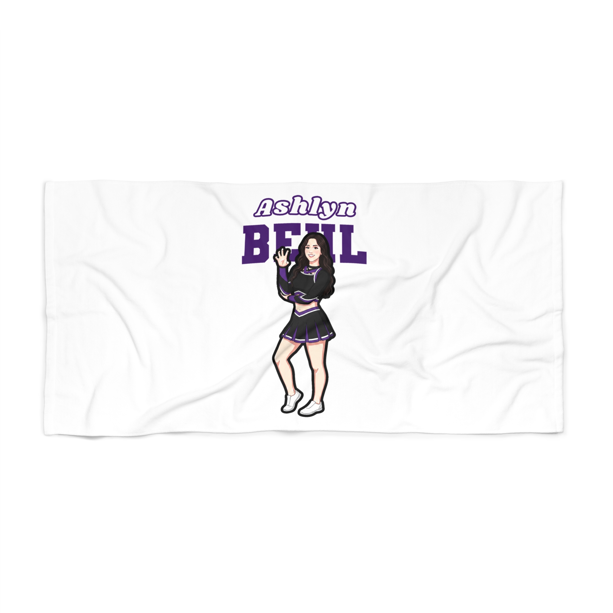 Beach Towel — character_name_arch in Classic