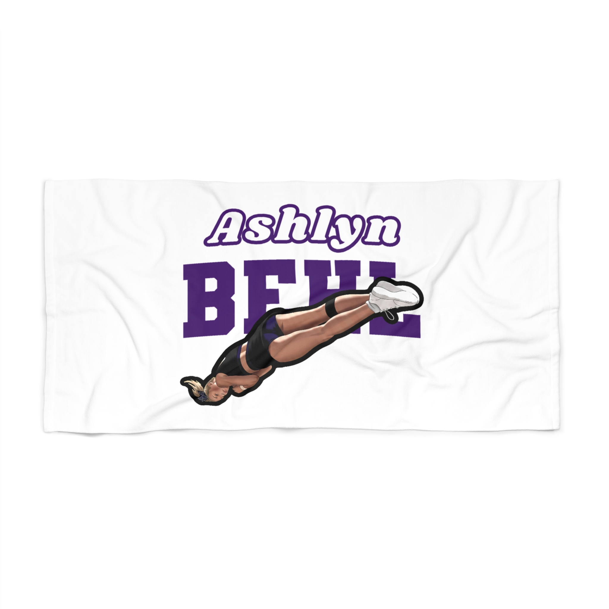 Beach Towel — character_name_arch in Classic