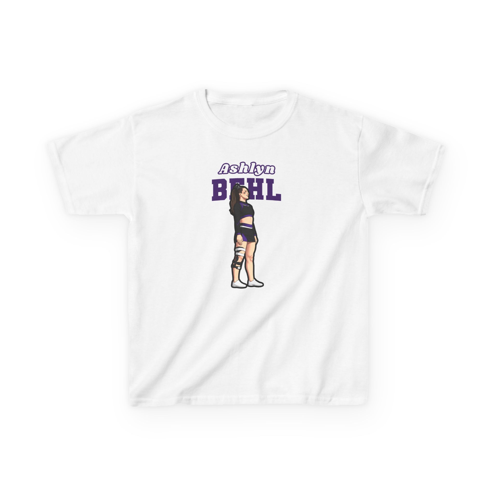 Youth Tee — character_name_arch in White