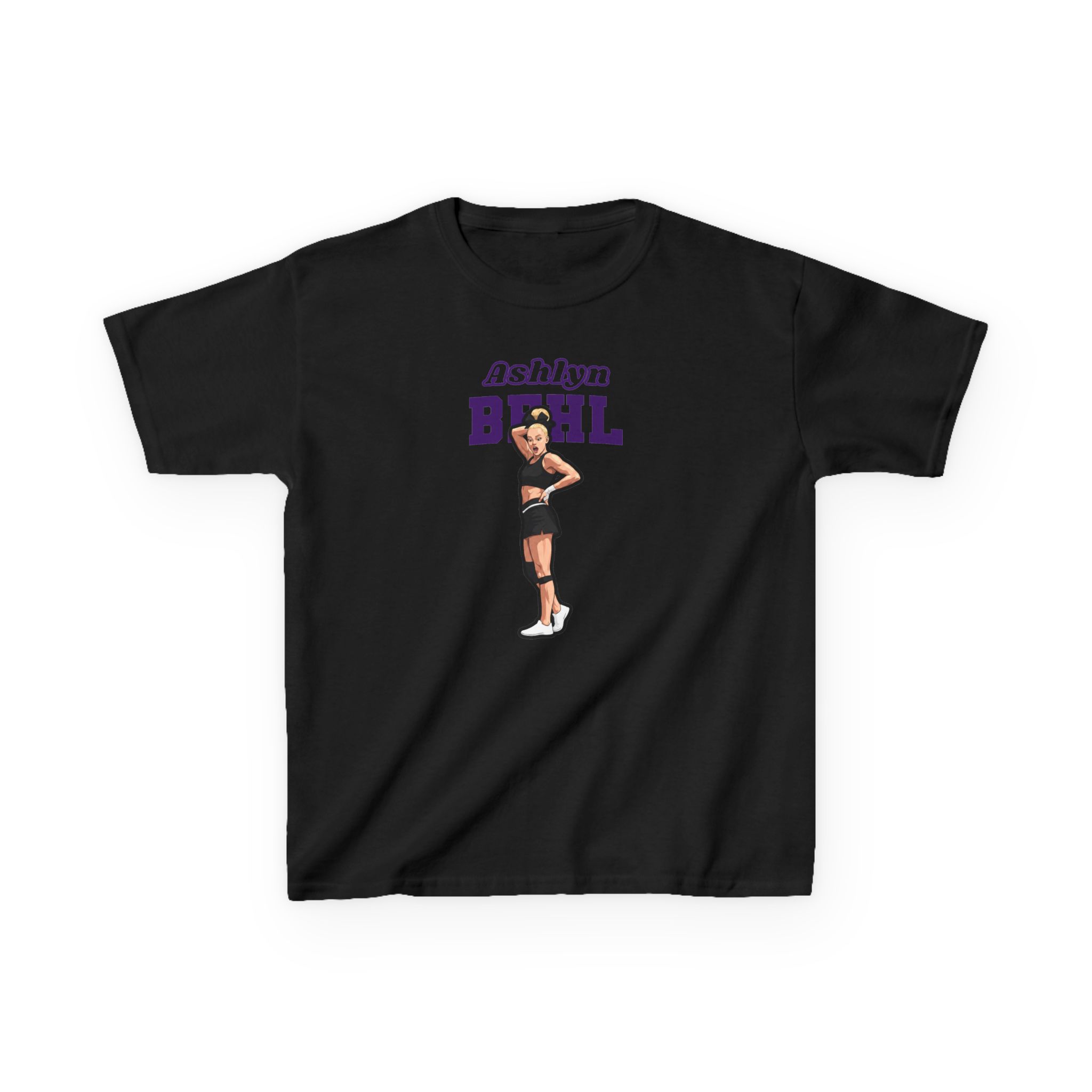 Youth Tee — character_name_arch in Black