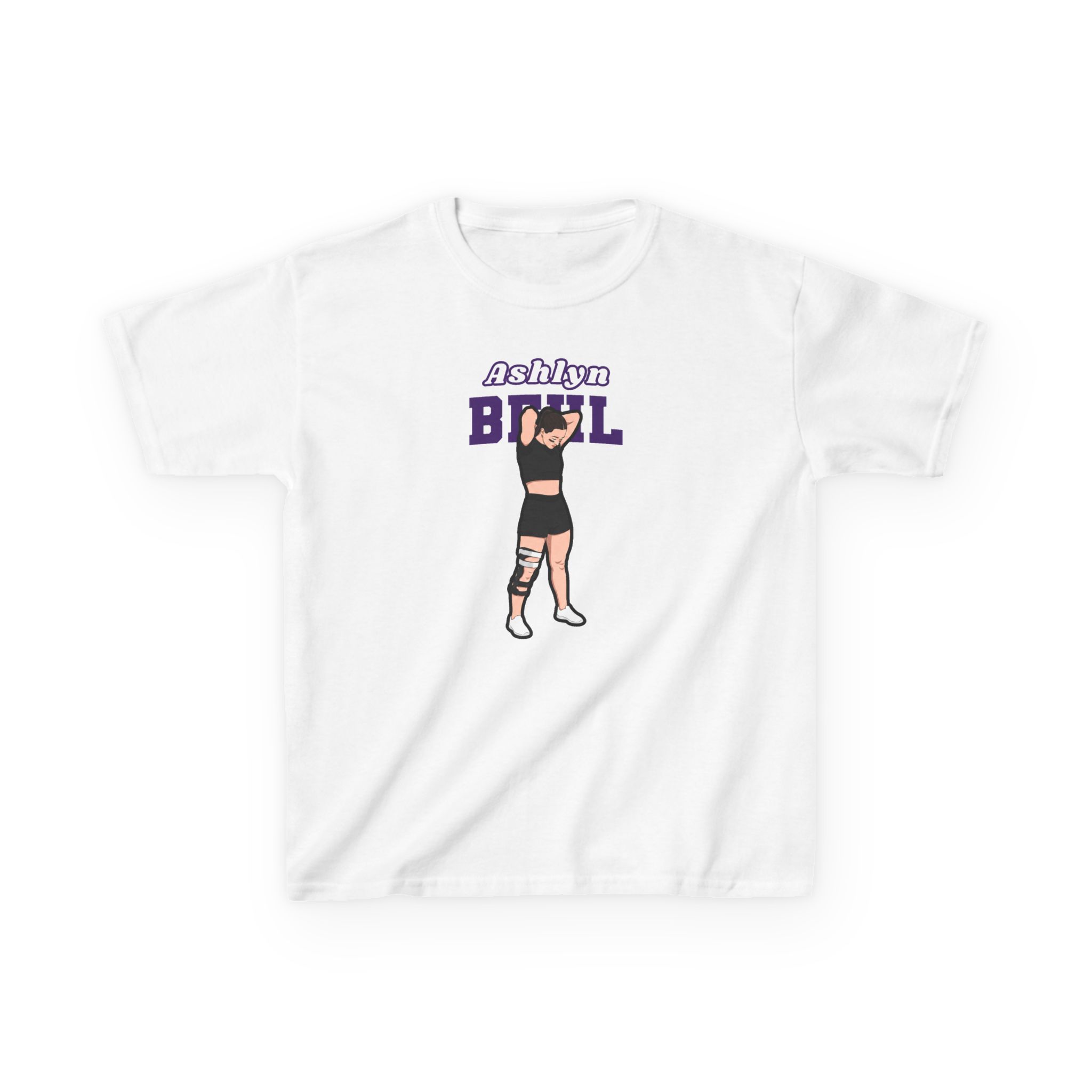 Youth Tee — character_name_arch in White