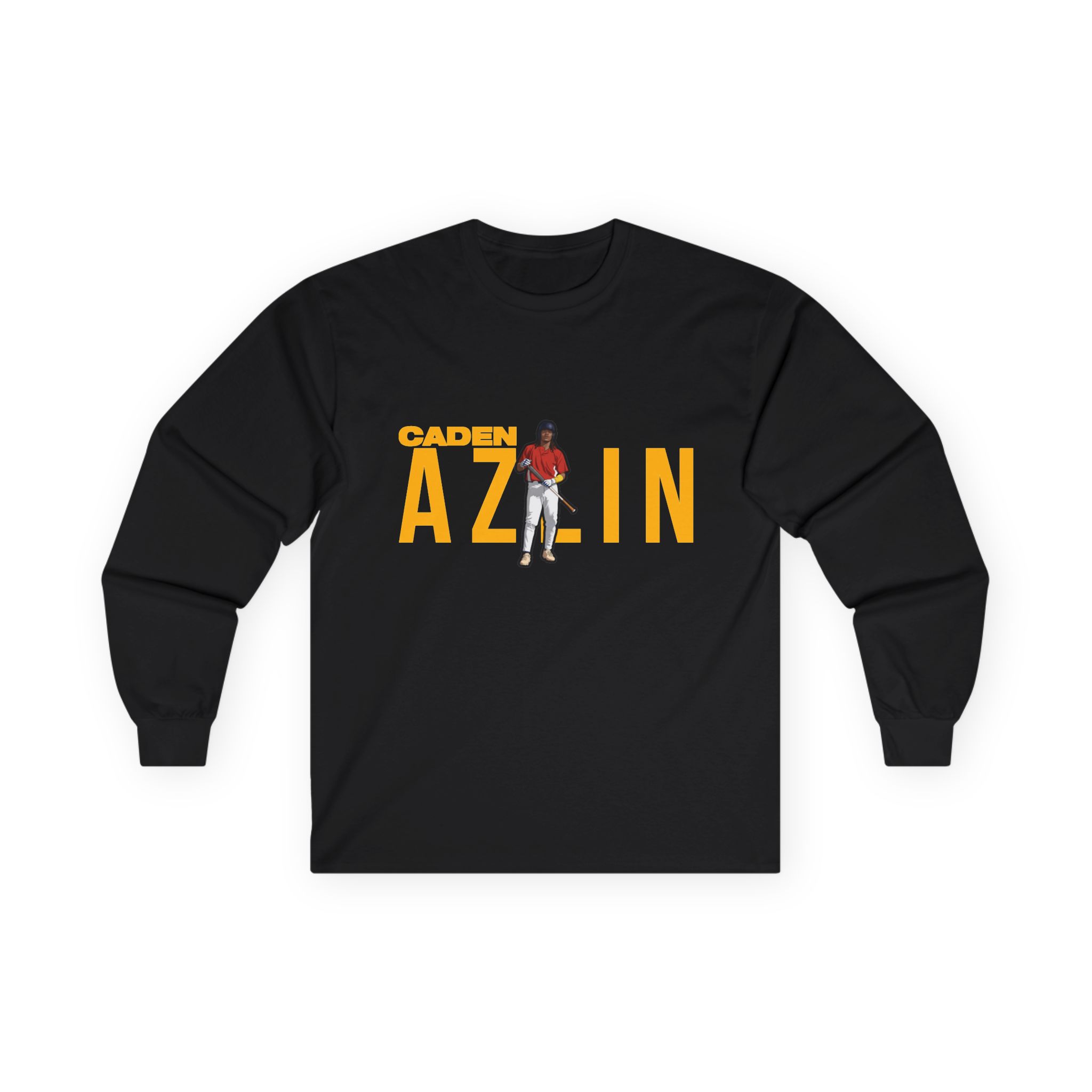 Long Sleeve Tee — character_player_name in Black