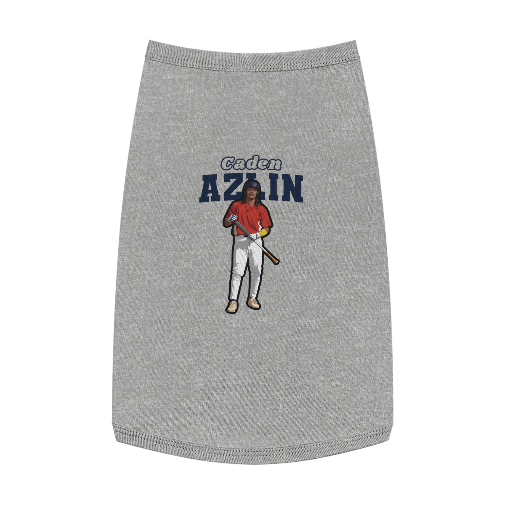 Pet Tank Top — character_name_arch in White