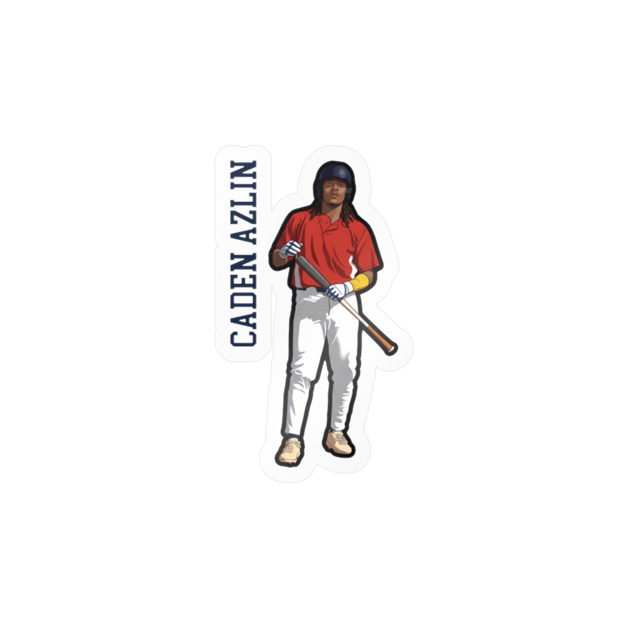 Vinyl Sticker — character_name_vertical in Classic