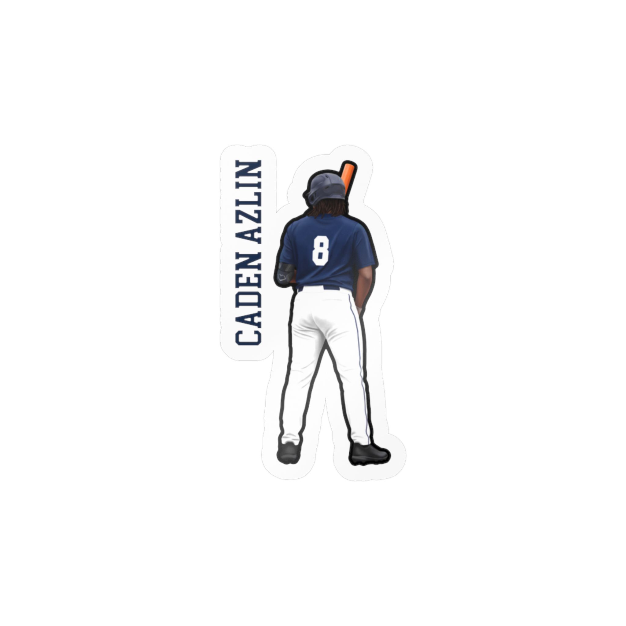 Vinyl Sticker — character_name_vertical in Classic