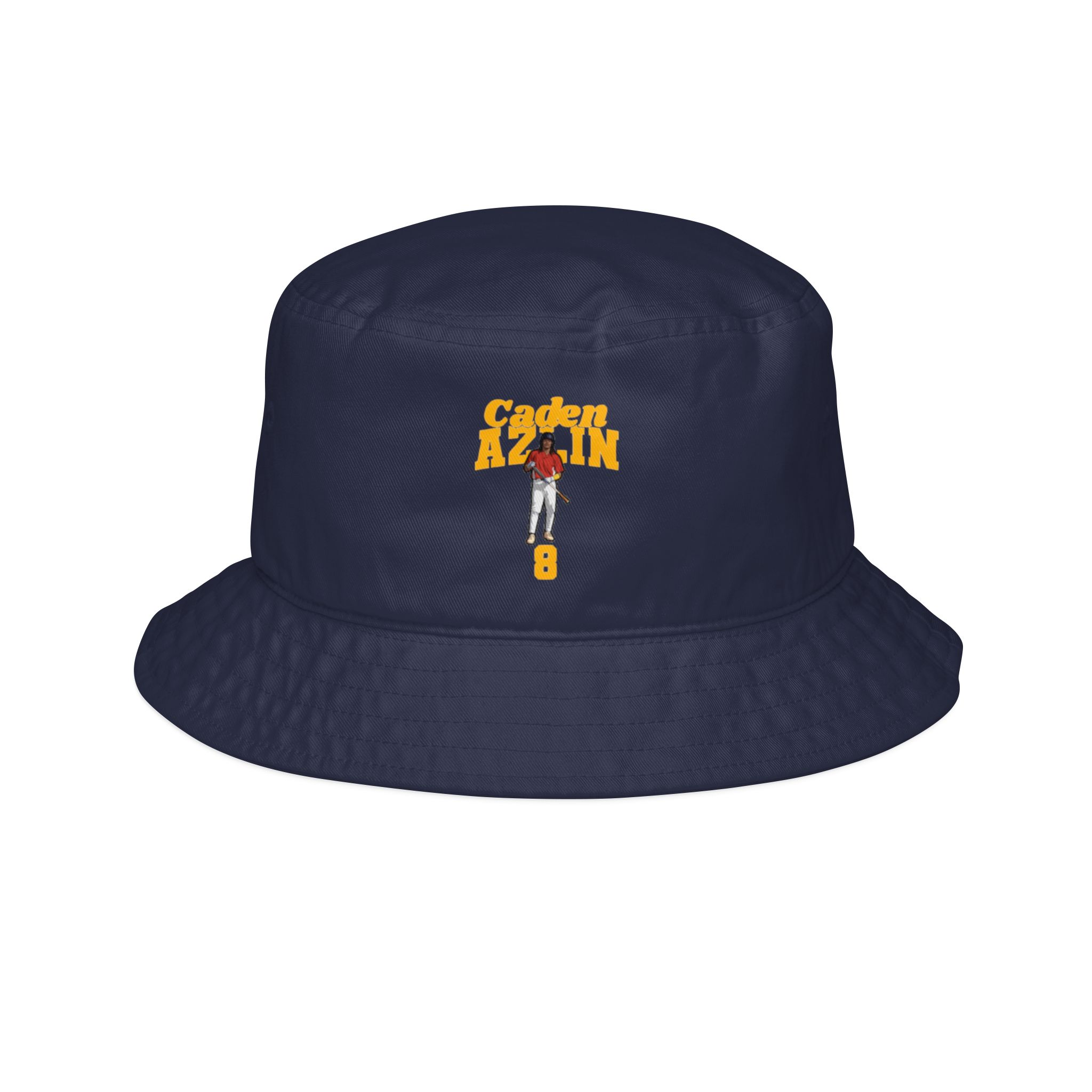 Bucket Hat — character_signature_arch in Navy
