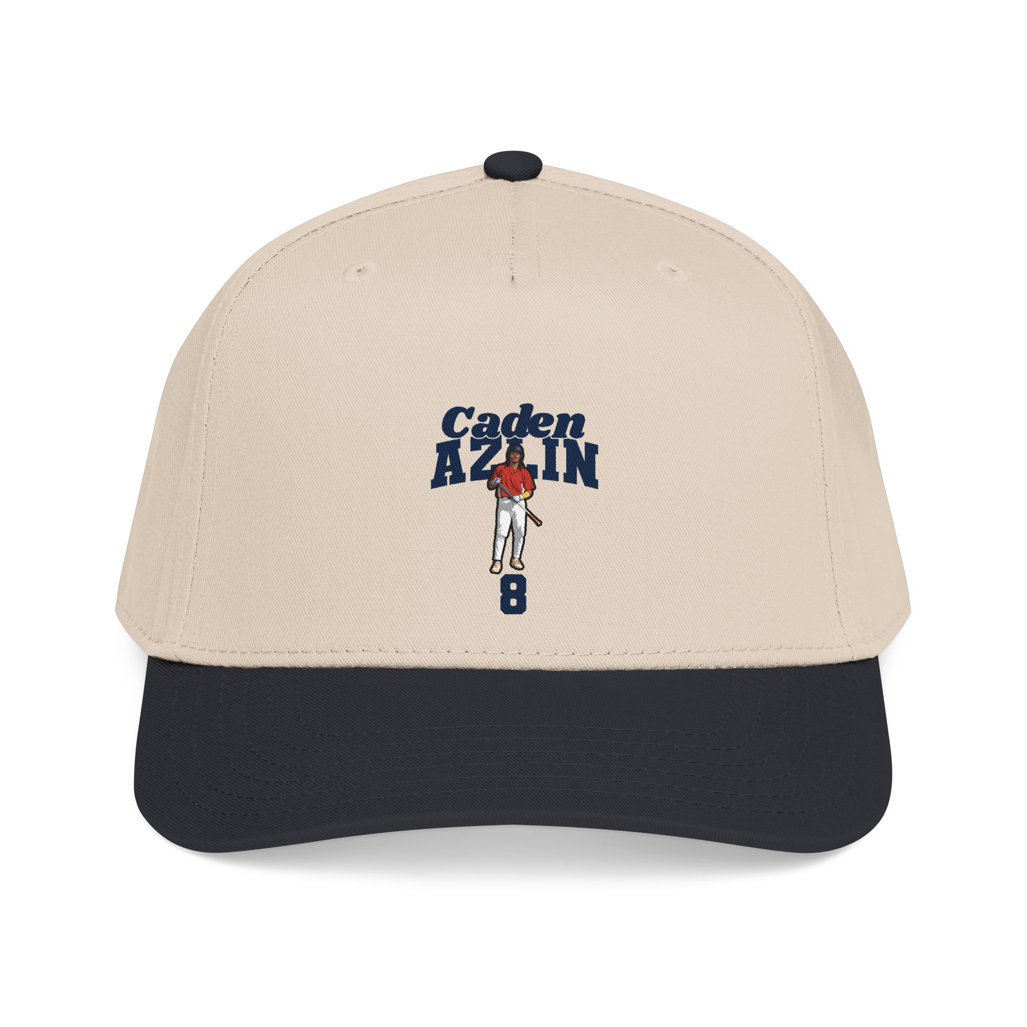 Baseball Cap — character_signature_arch in Black / Natural