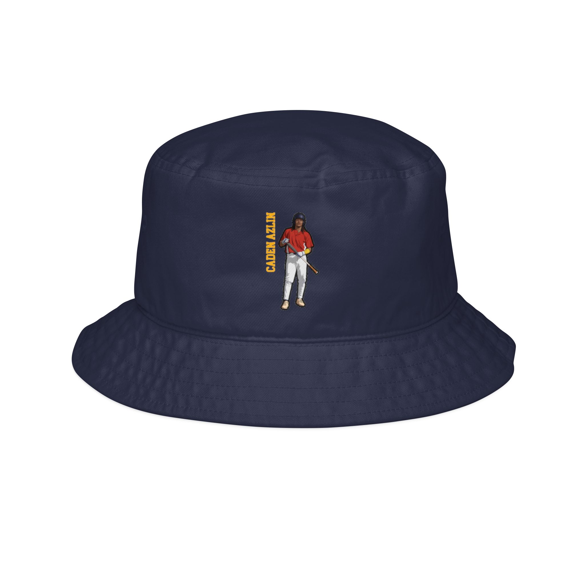 Bucket Hat — character_name_vertical in Navy