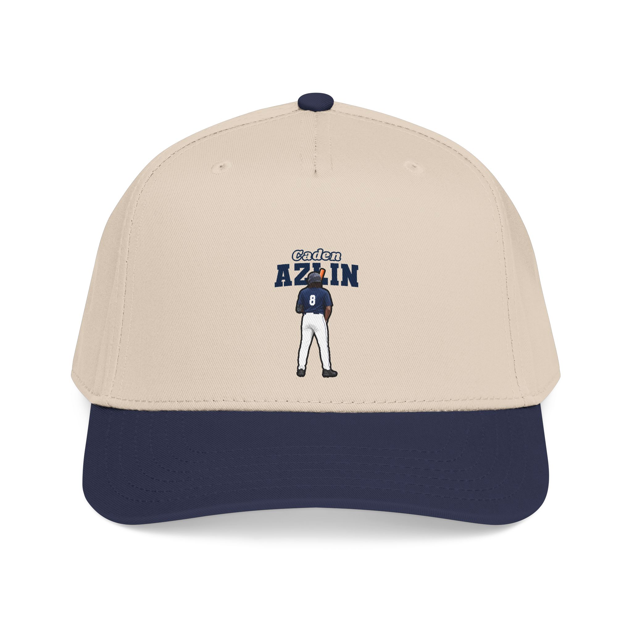 Baseball Cap — character_name_arch in Navy / Natural