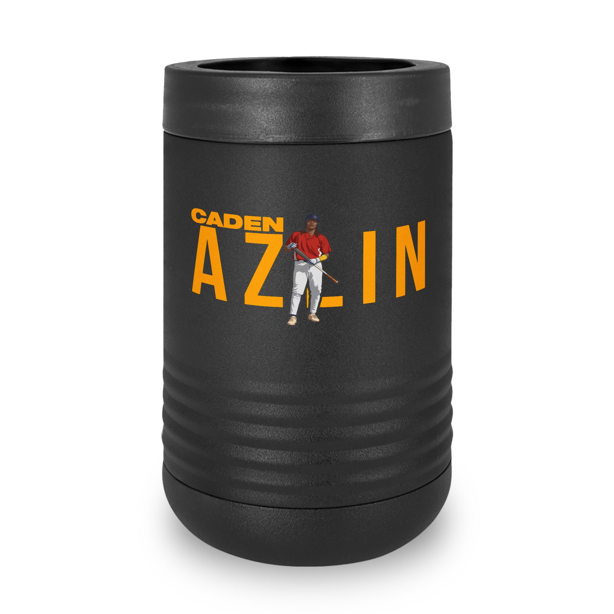 Stainless Can Cooler — character_player_name in Black