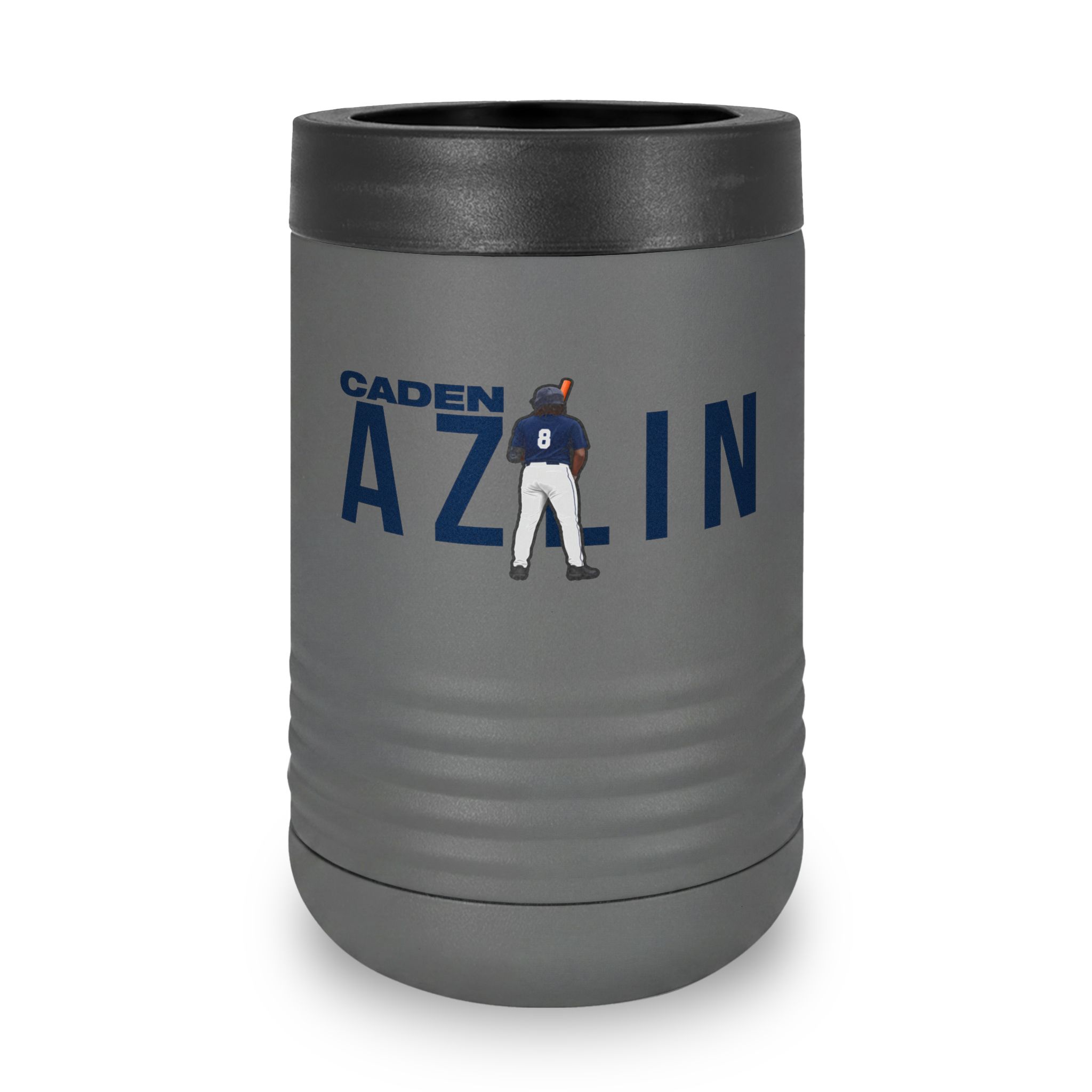Stainless Can Cooler — character_player_name in Grey