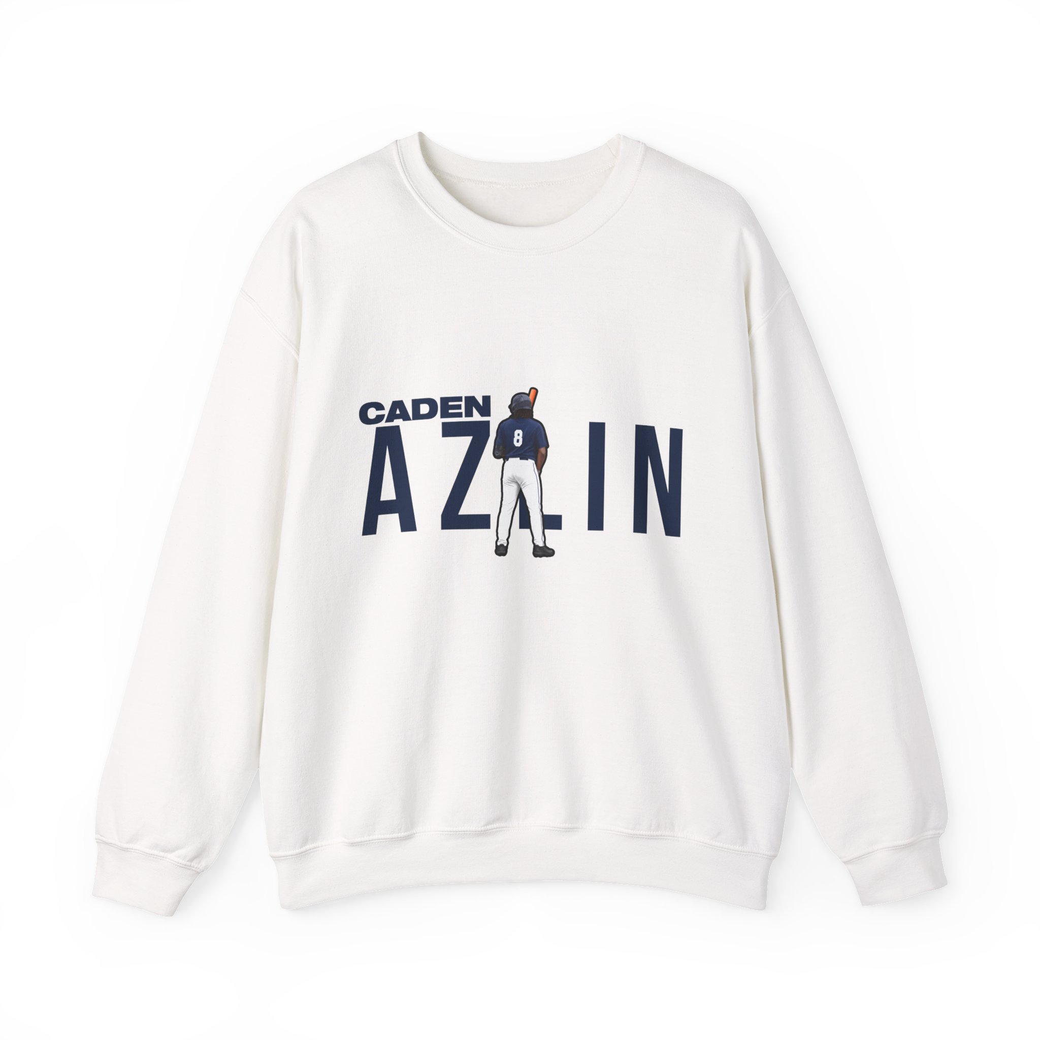 Crewneck Sweatshirt — character_player_name in White